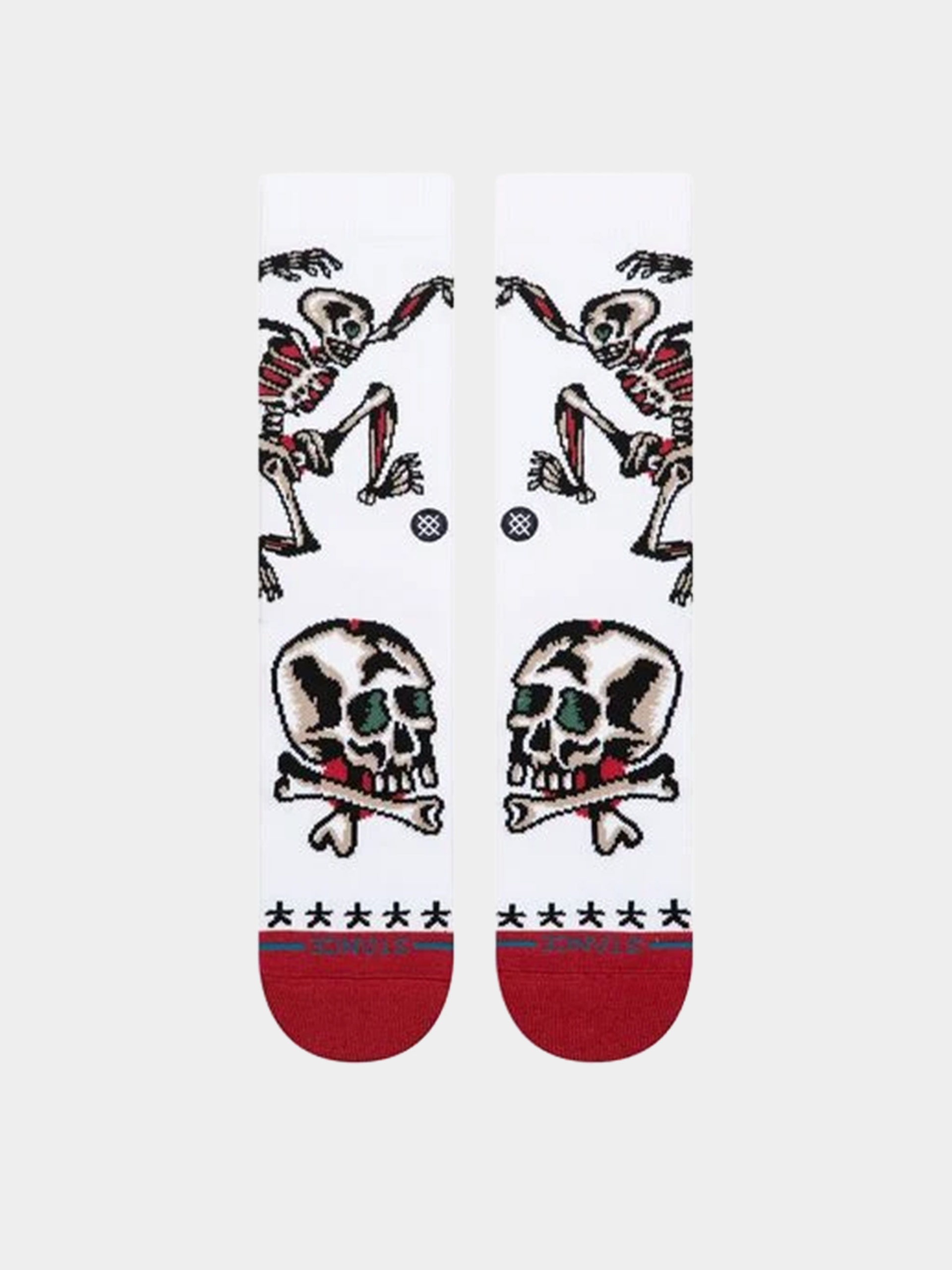 Skarpetki Stance Skeleton Crew (white)