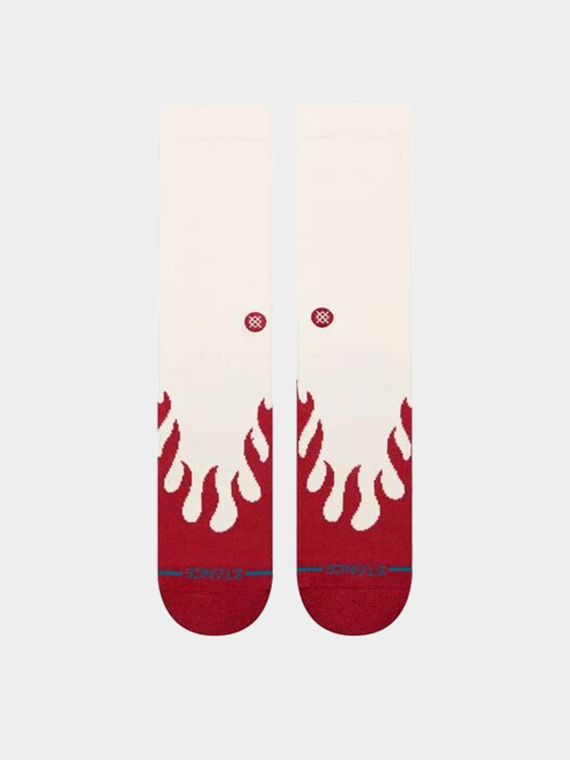 Skarpetki Stance Heating Up Crew (red)