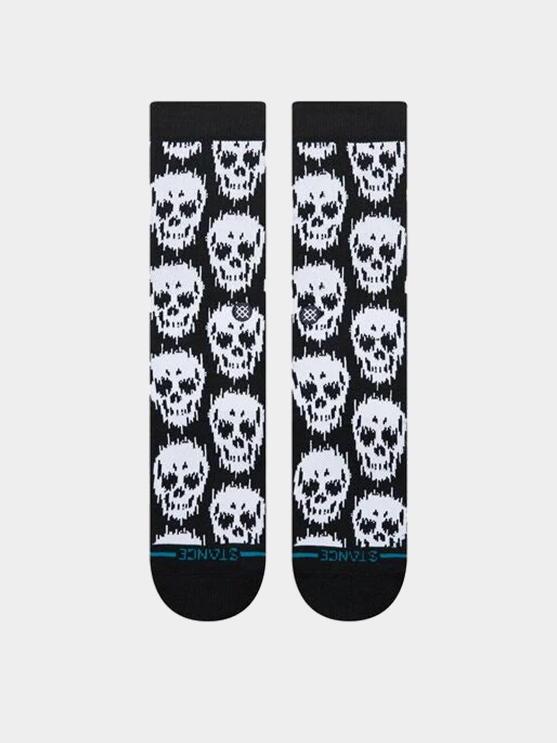 Skarpetki Stance Static Skull Crew (black)