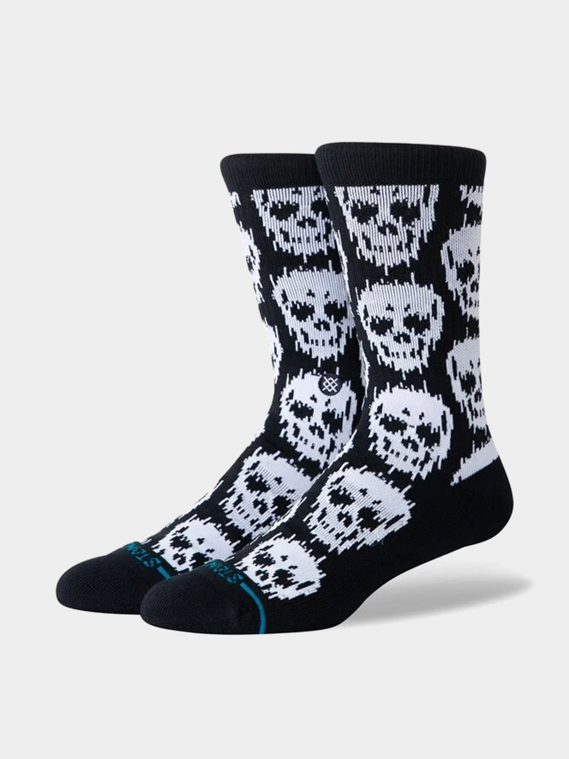 Skarpetki Stance Static Skull Crew (black)