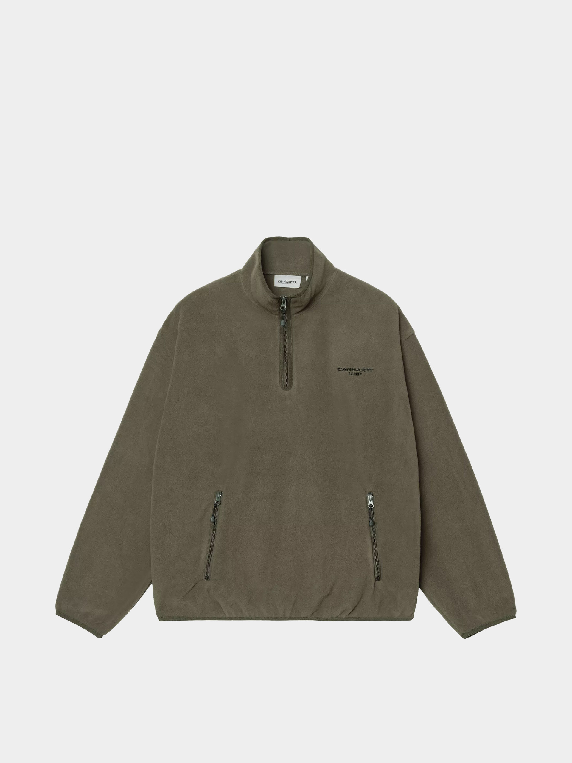 Męski Polar Carhartt WIP Edmore Half Zip (cypress/black)