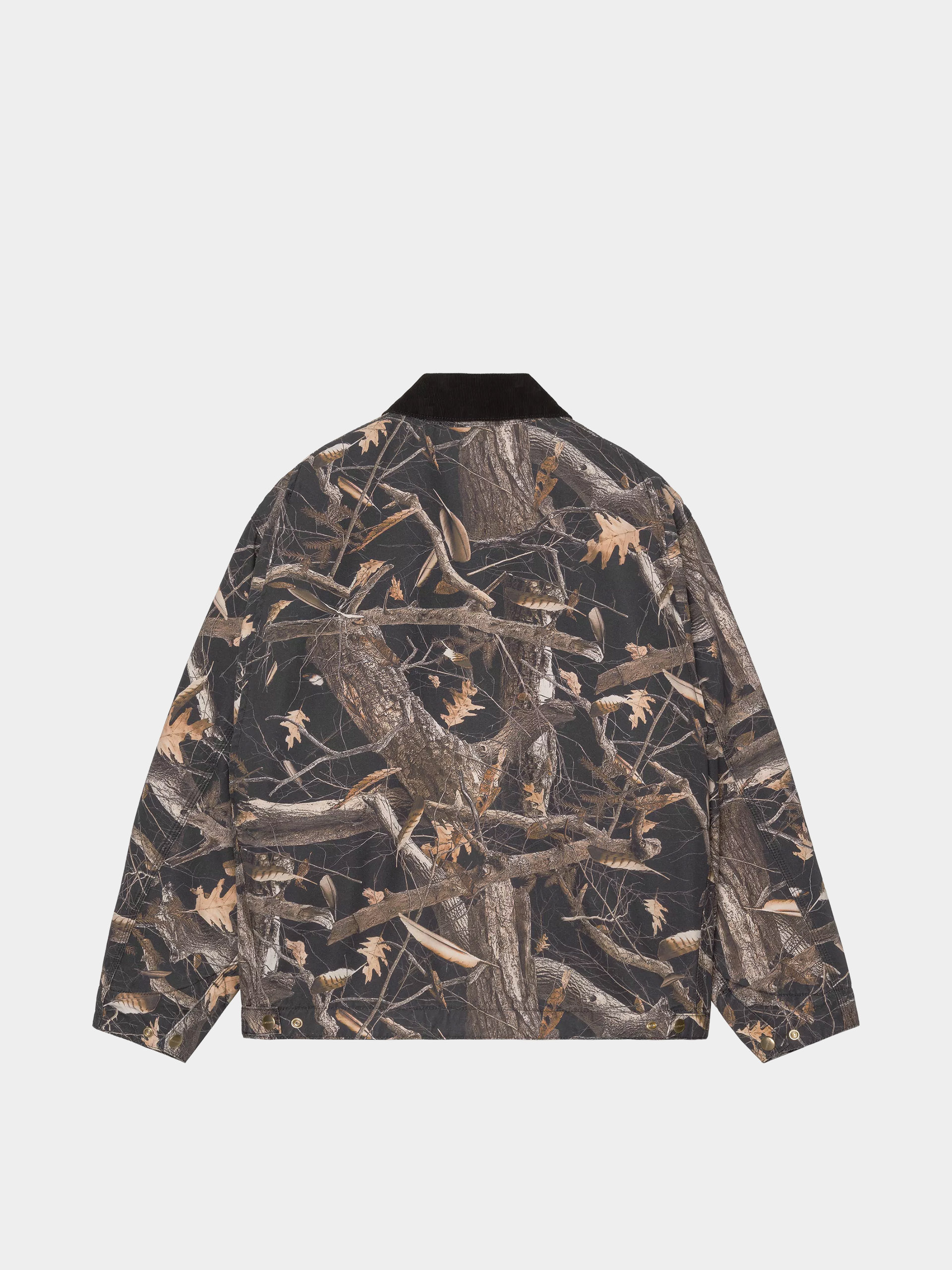 Kurtka Carhartt WIP OG Detroit (camo feather tree black/black/heavy stone wash)