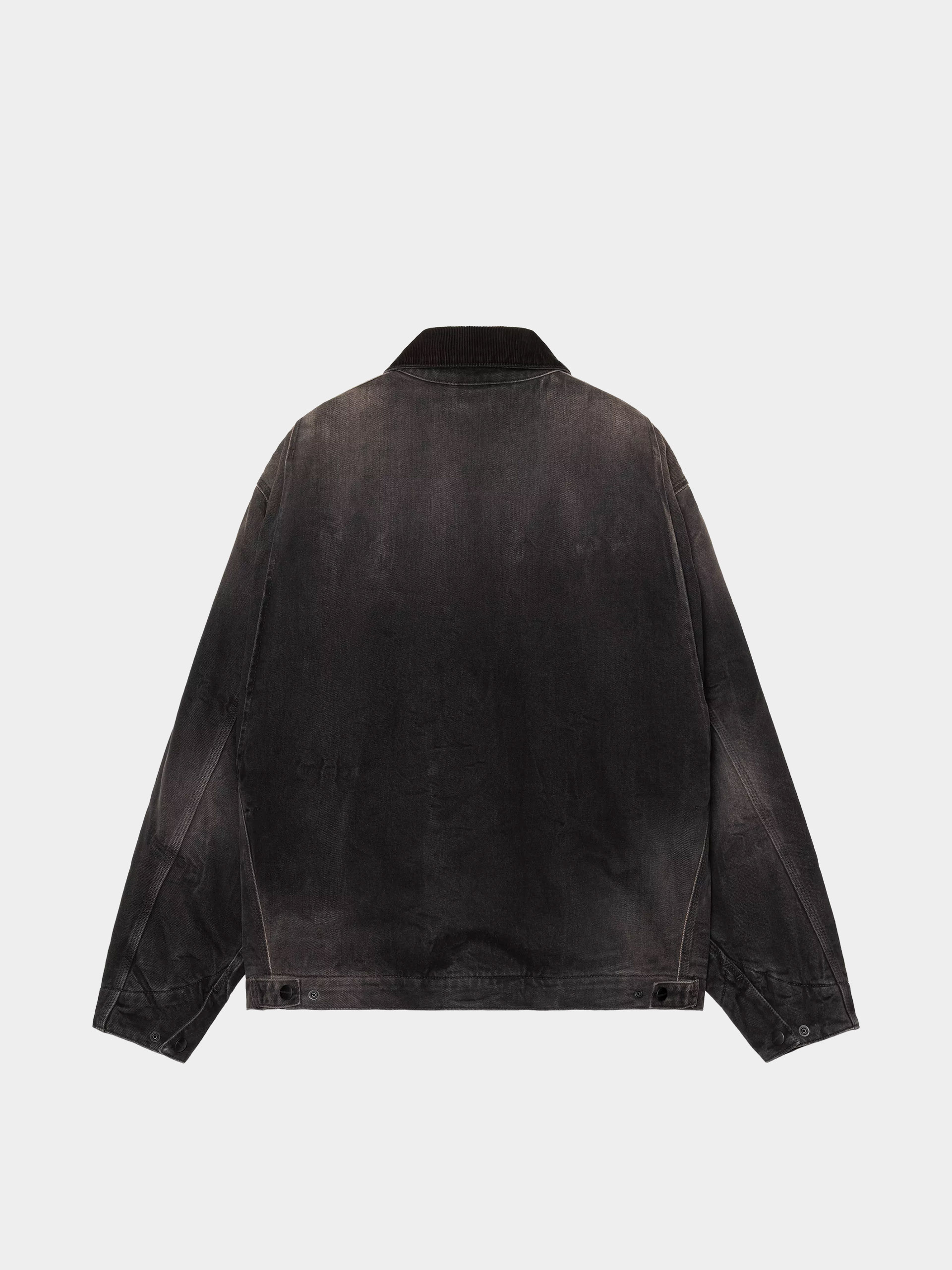 Kurtka Carhartt WIP OG Detroit (black/black/tobacco used wash)