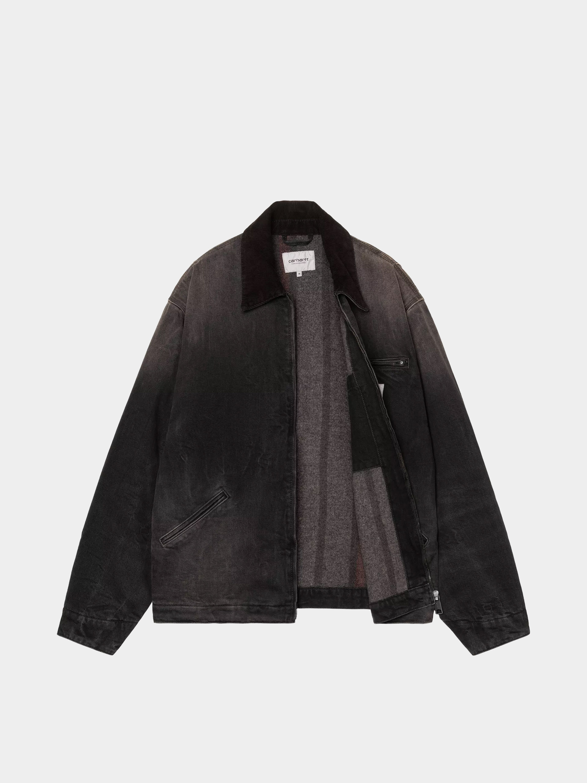 Kurtka Carhartt WIP OG Detroit (black/black/tobacco used wash)