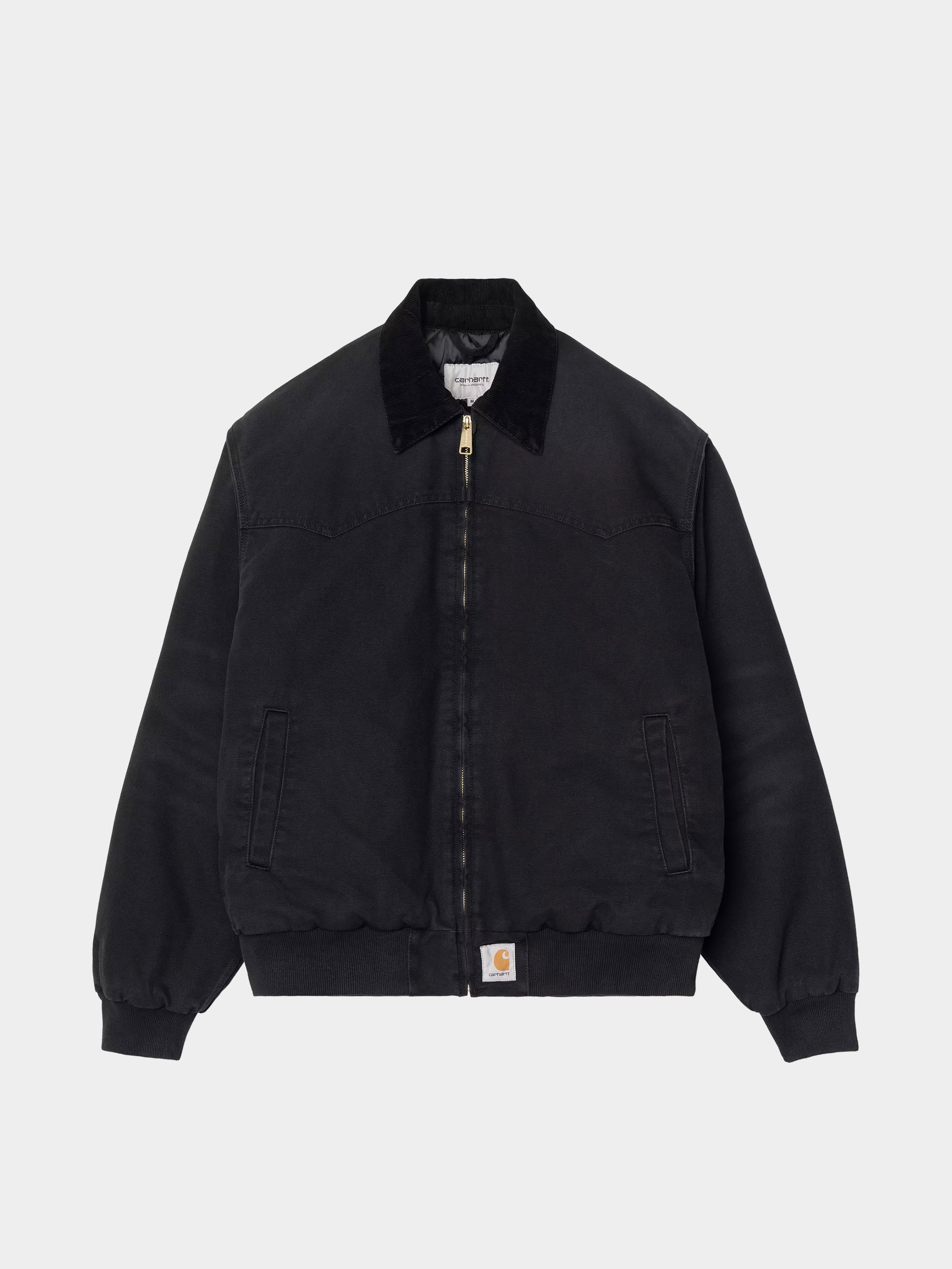 Kurtka Carhartt WIP OG Santa Fe (black/black/stone canvas)