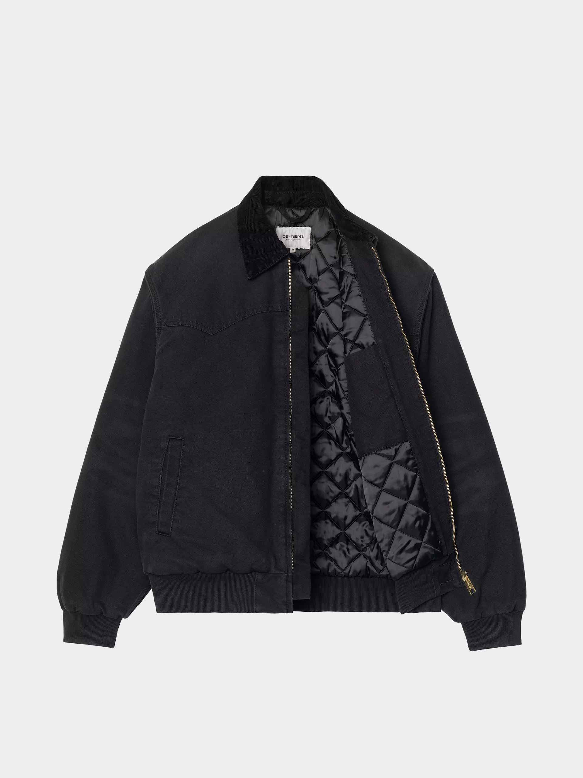 Kurtka Carhartt WIP OG Santa Fe (black/black/stone canvas)
