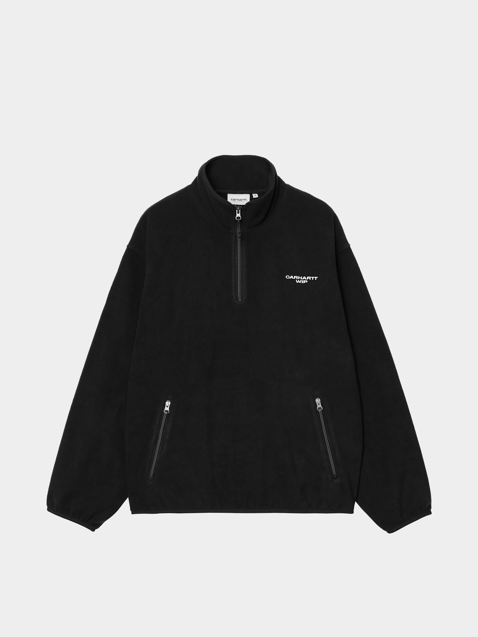 Męski Polar Carhartt WIP Edmore Half Zip (black/white)