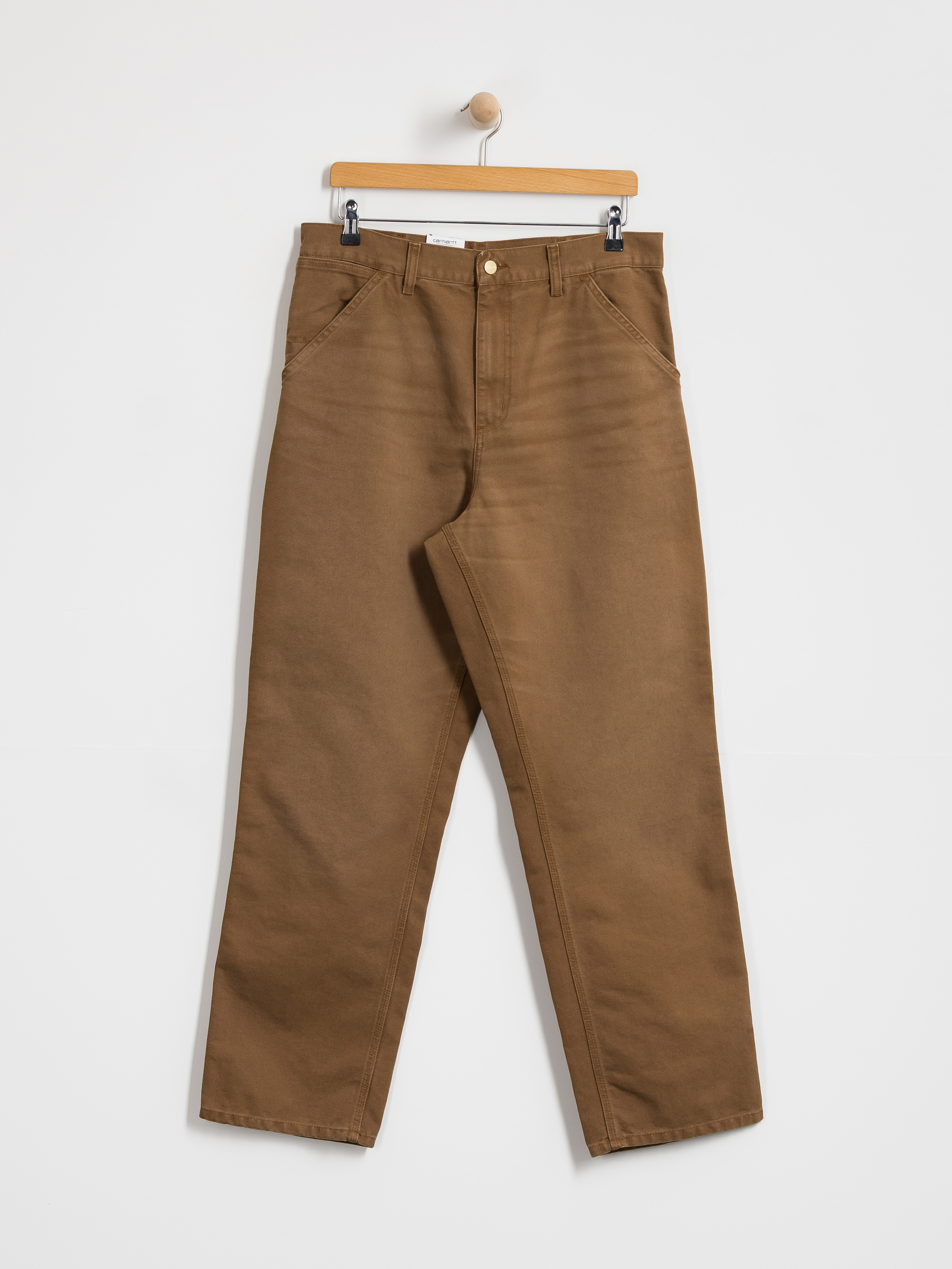 Spodnie Carhartt WIP Single Knee (wip h brown/stone canvas)