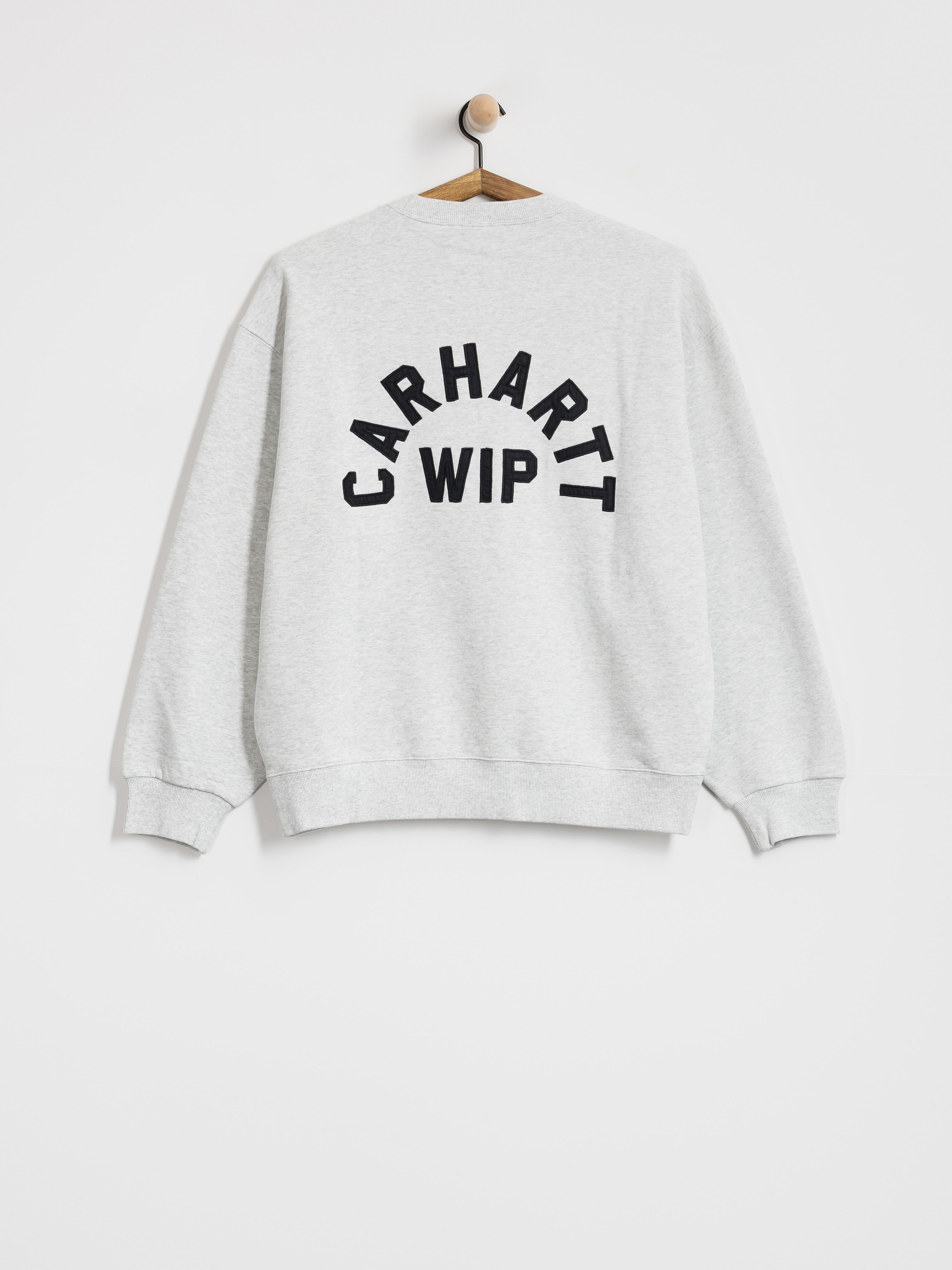 Bluza Carhartt WIP Arch Script (ash heather/dark navy/stone washed)