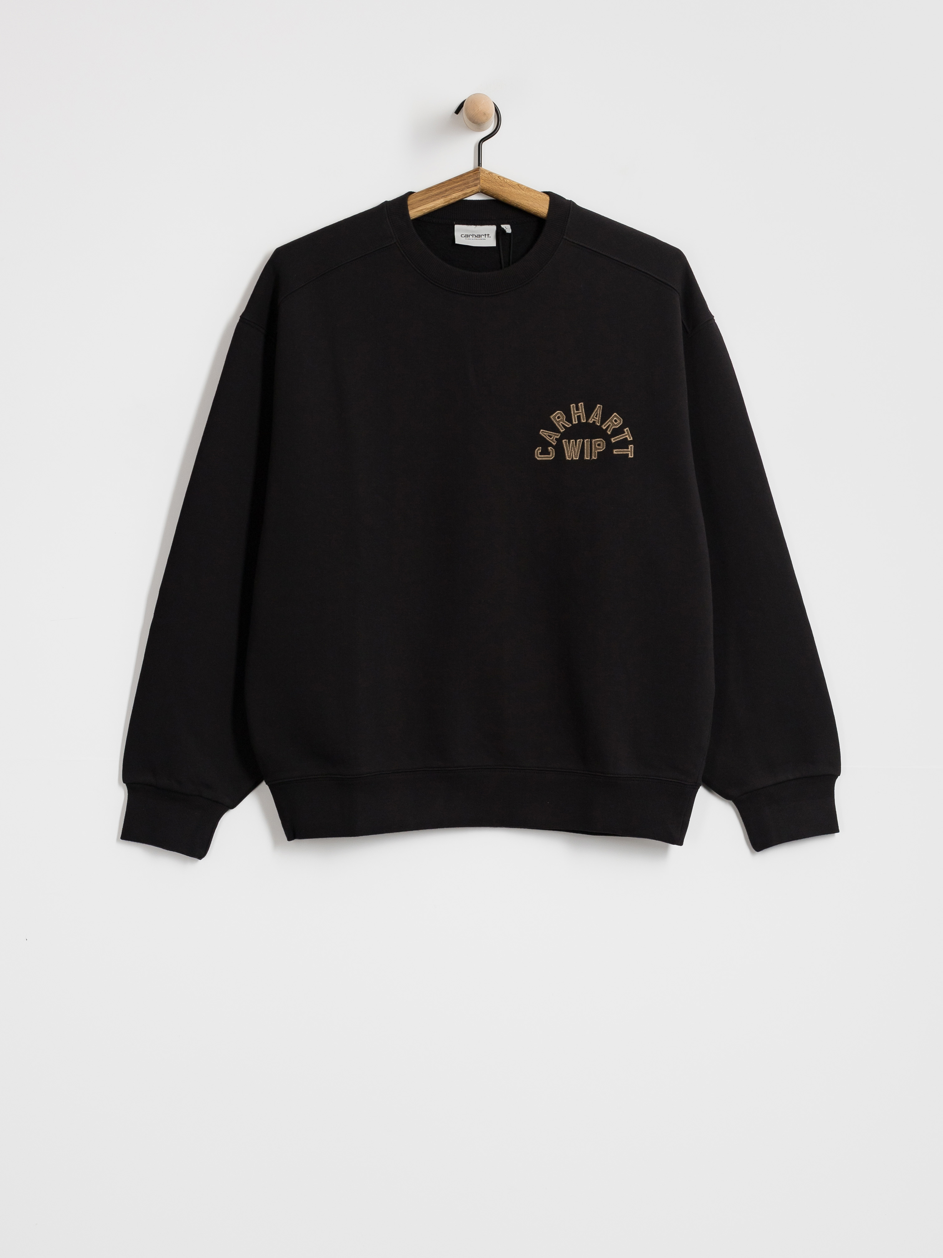 Bluza Carhartt WIP Arch Script (black/hamilton brown/stone washed)