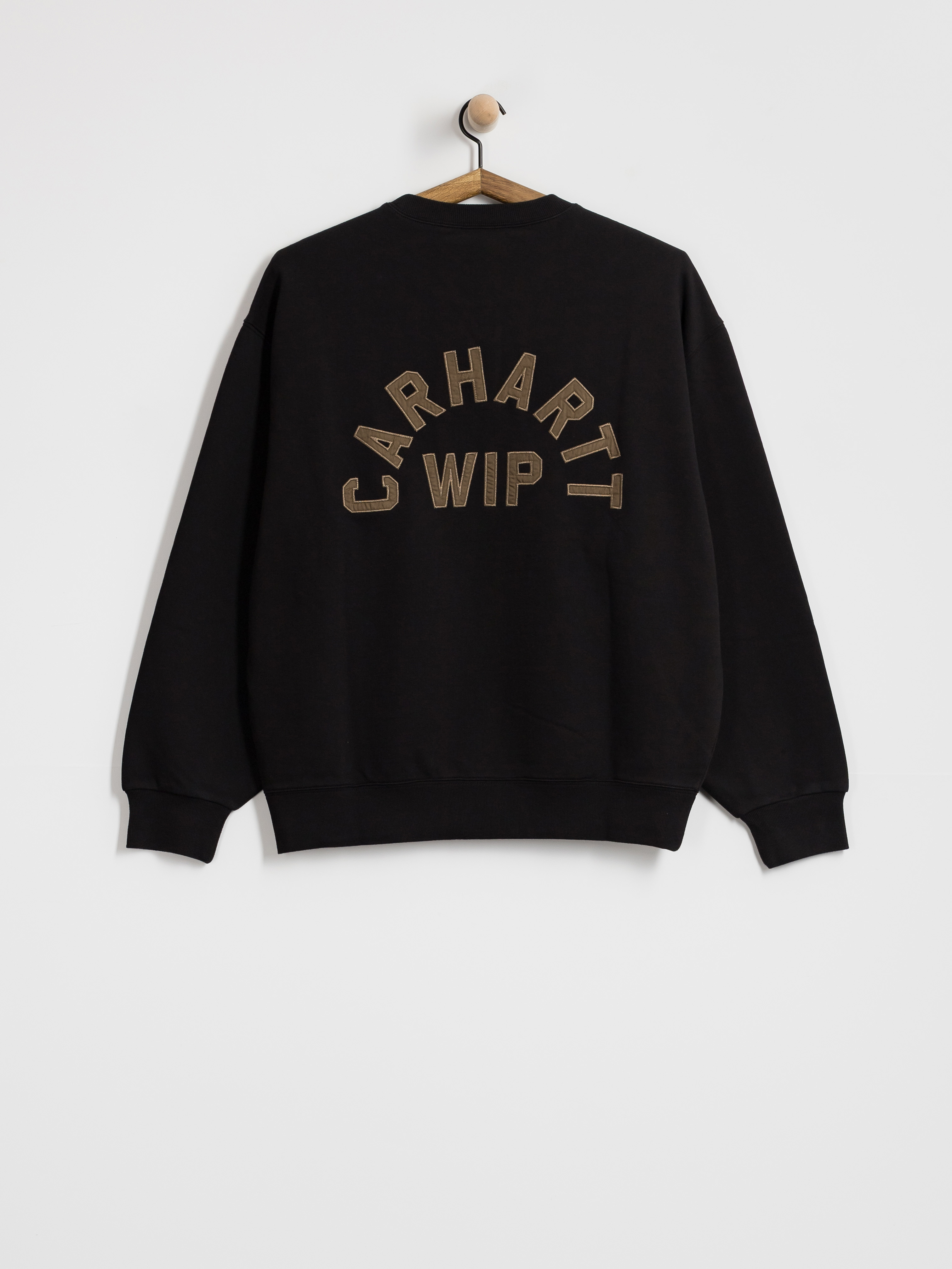 Bluza Carhartt WIP Arch Script (black/hamilton brown/stone washed)
