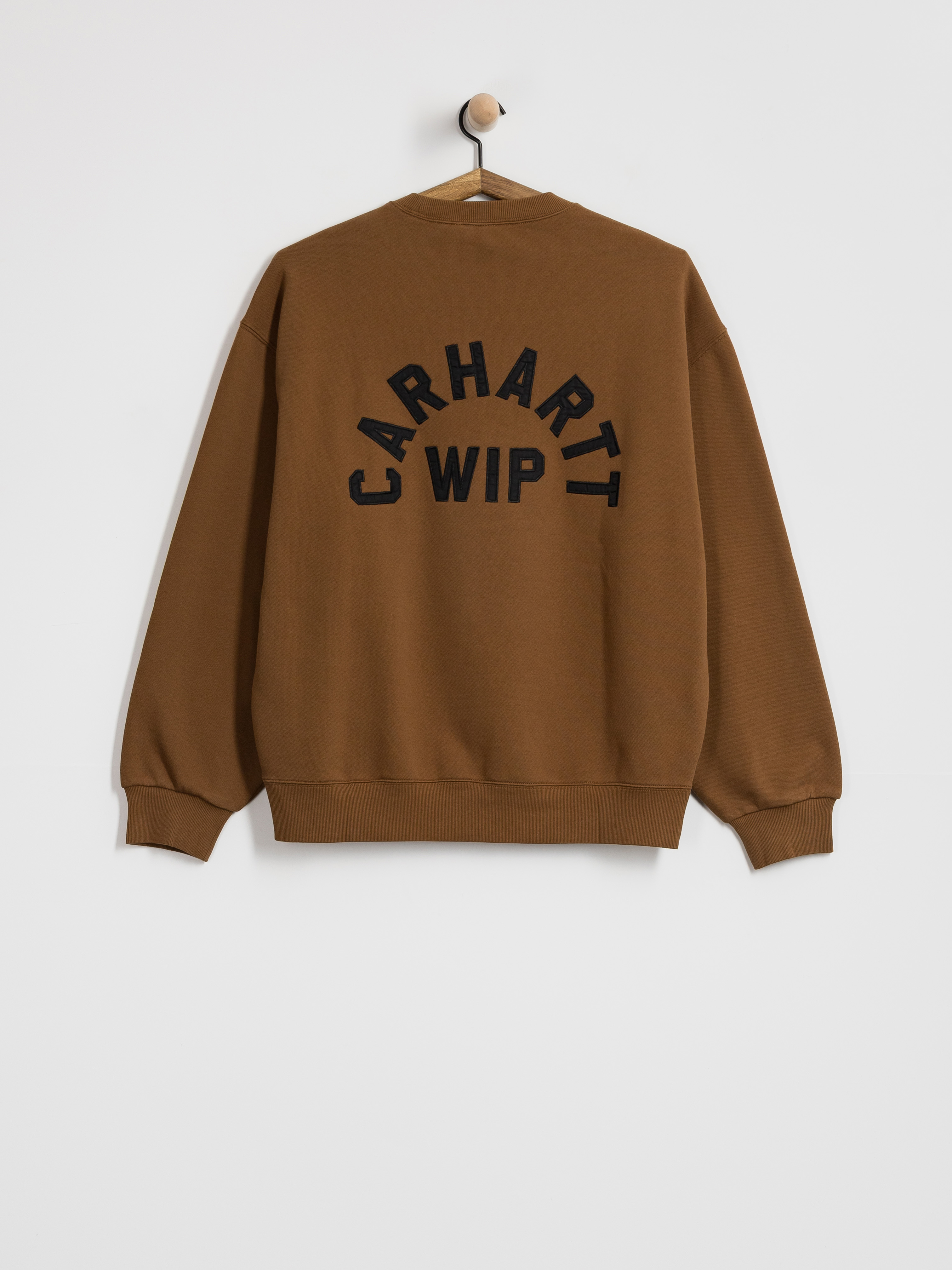 Bluza Carhartt WIP Arch Script (wip h brown/black/stone washed)