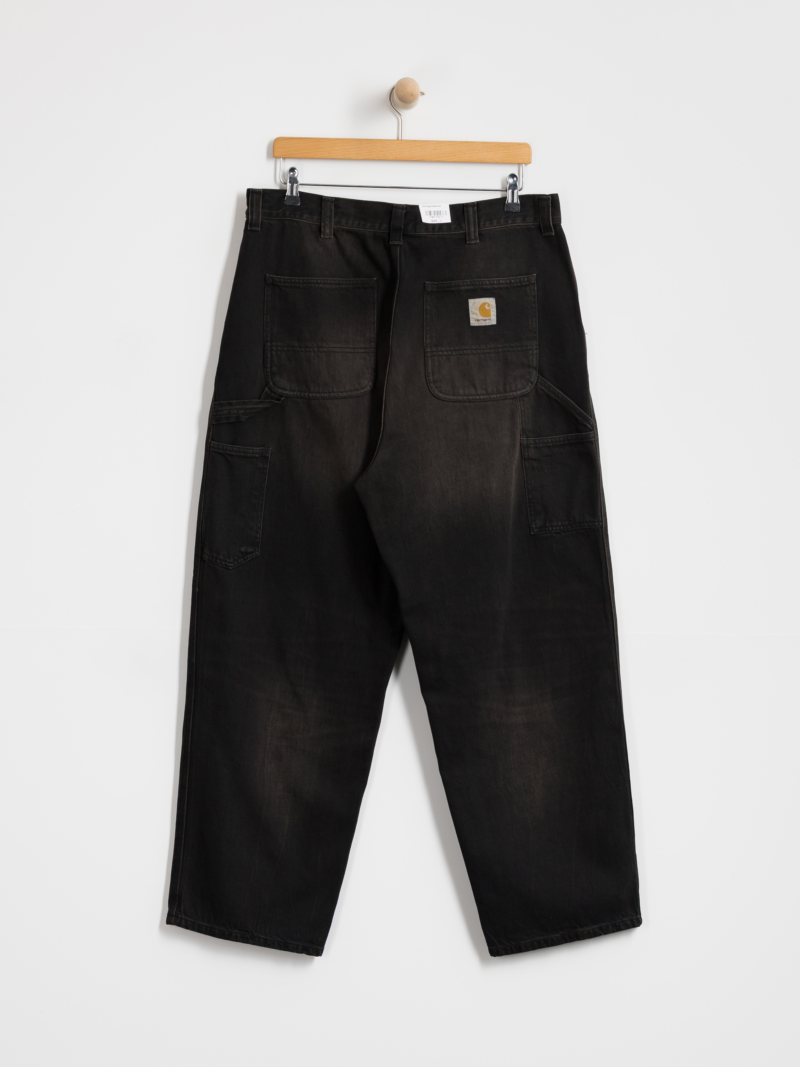 Spodnie Carhartt WIP OG Single Knee (black/tobacco used wash)
