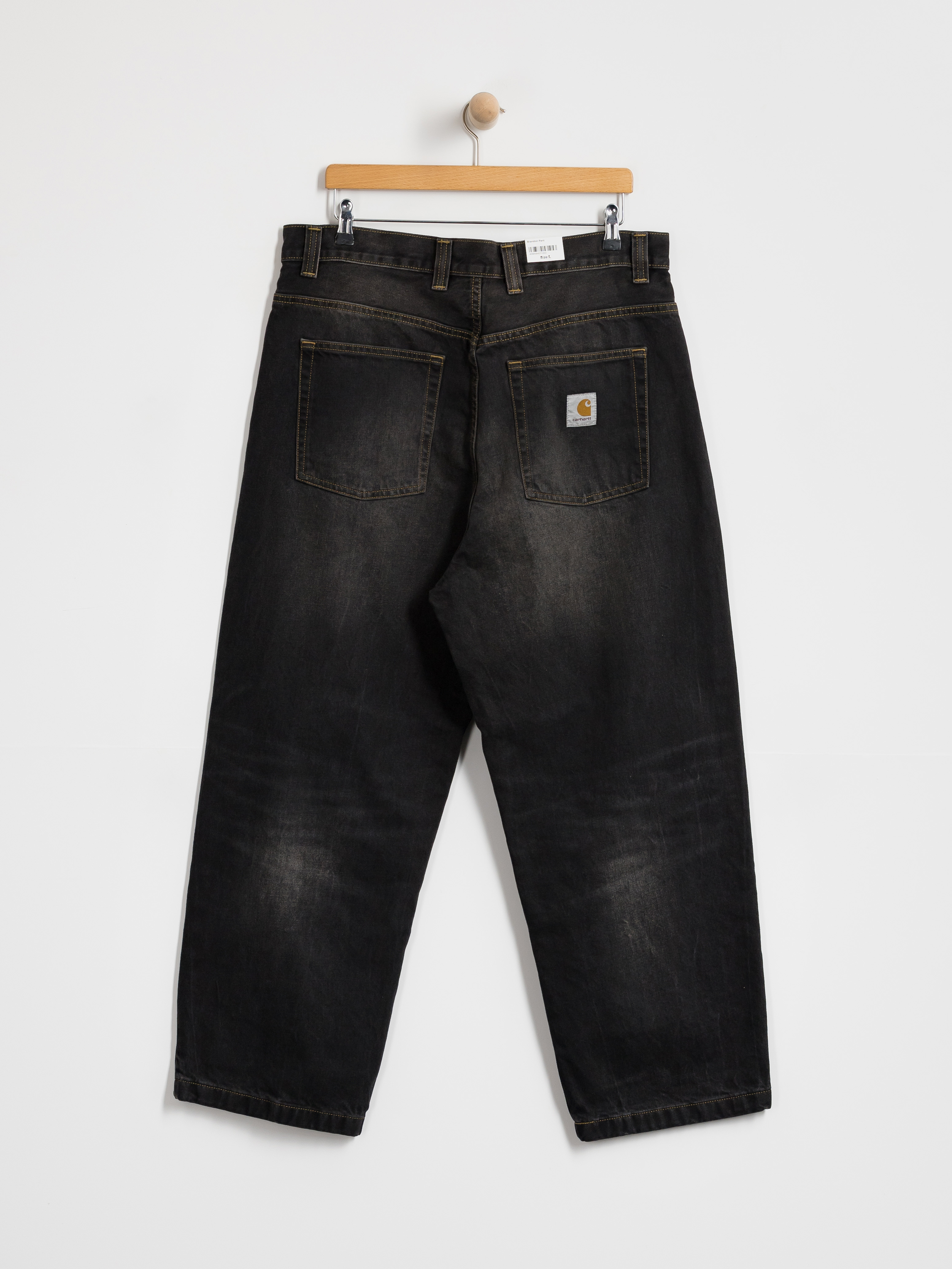 Spodnie Carhartt WIP Brandon (black/tobacco used wash)