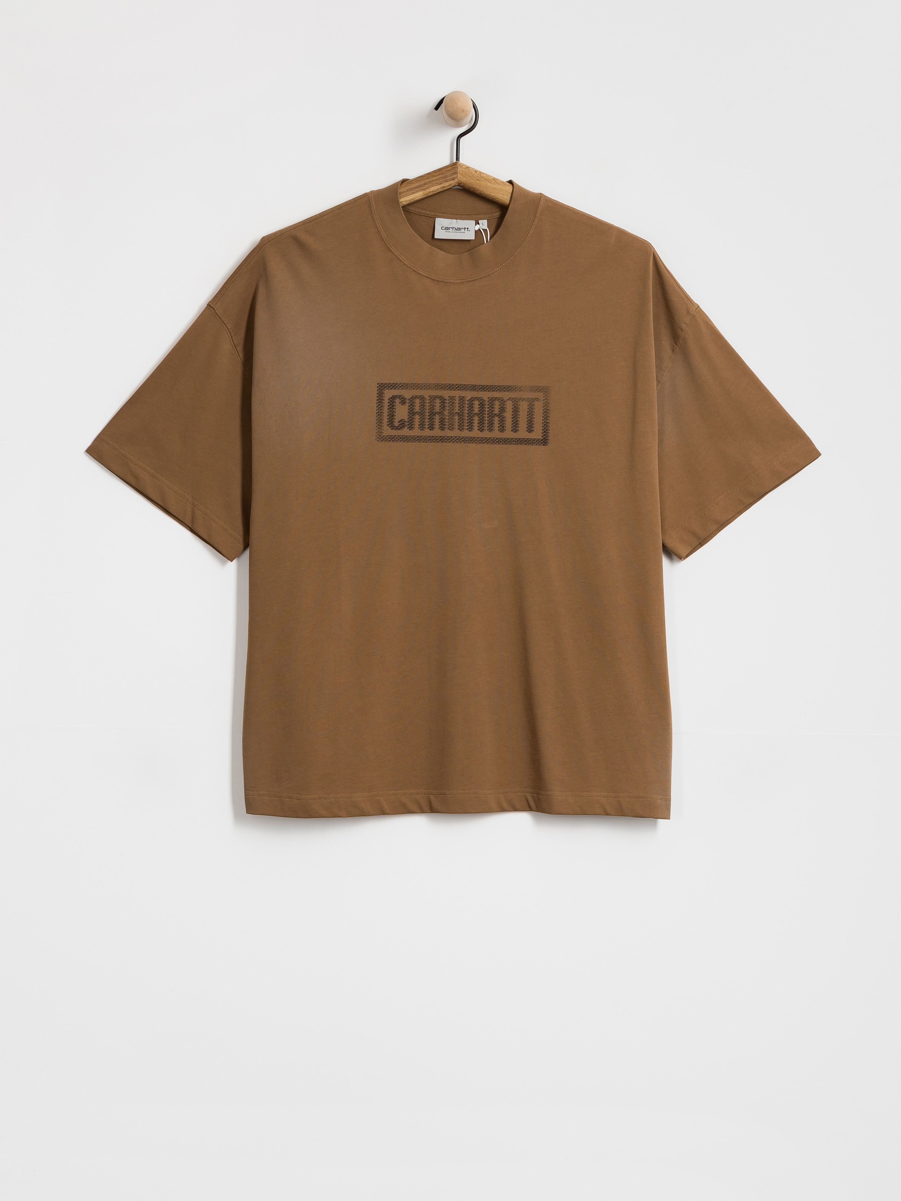 T-shirt Carhartt WIP Bricky Man (wip h brown/stone dyed)