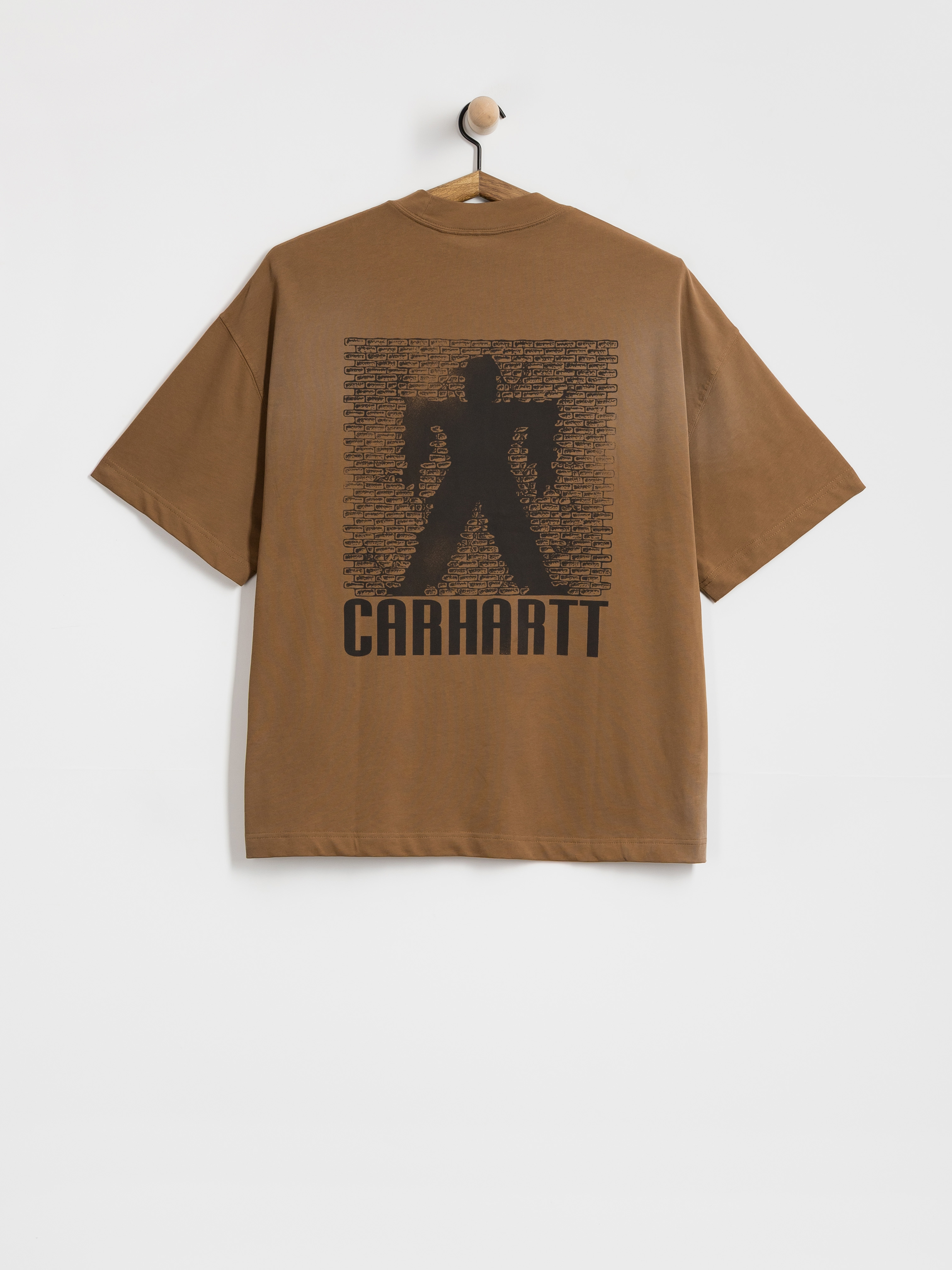 T-shirt Carhartt WIP Bricky Man (wip h brown/stone dyed)