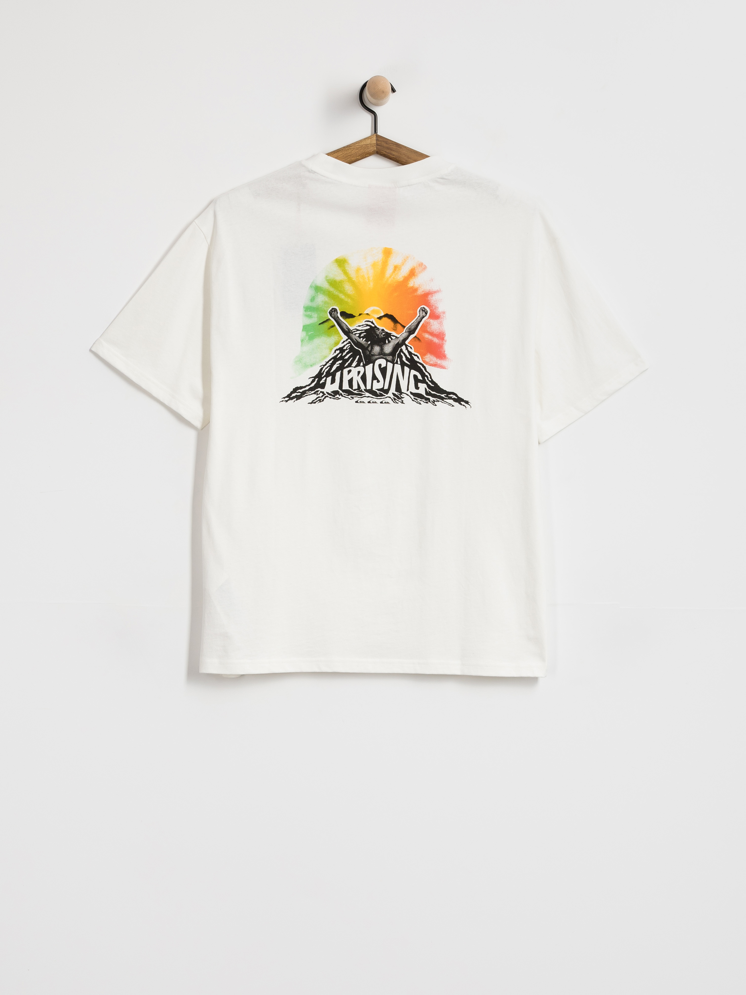 T-shirt Quiksilver X Bob Uprising (snow white)