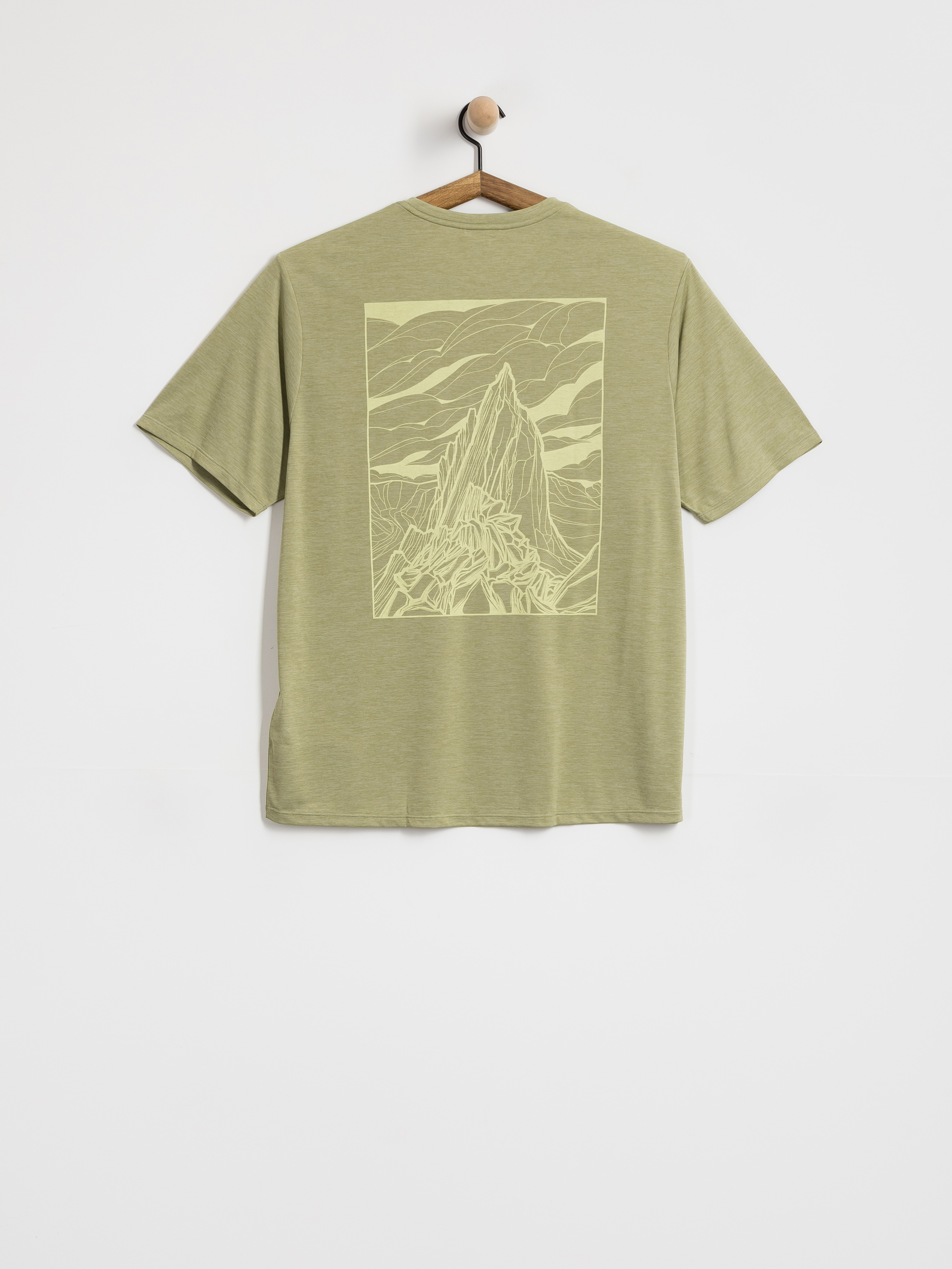 T-shirt Patagonia Cap Cool Daily Cloud Crag (gumtree green light gumtree green x dye)