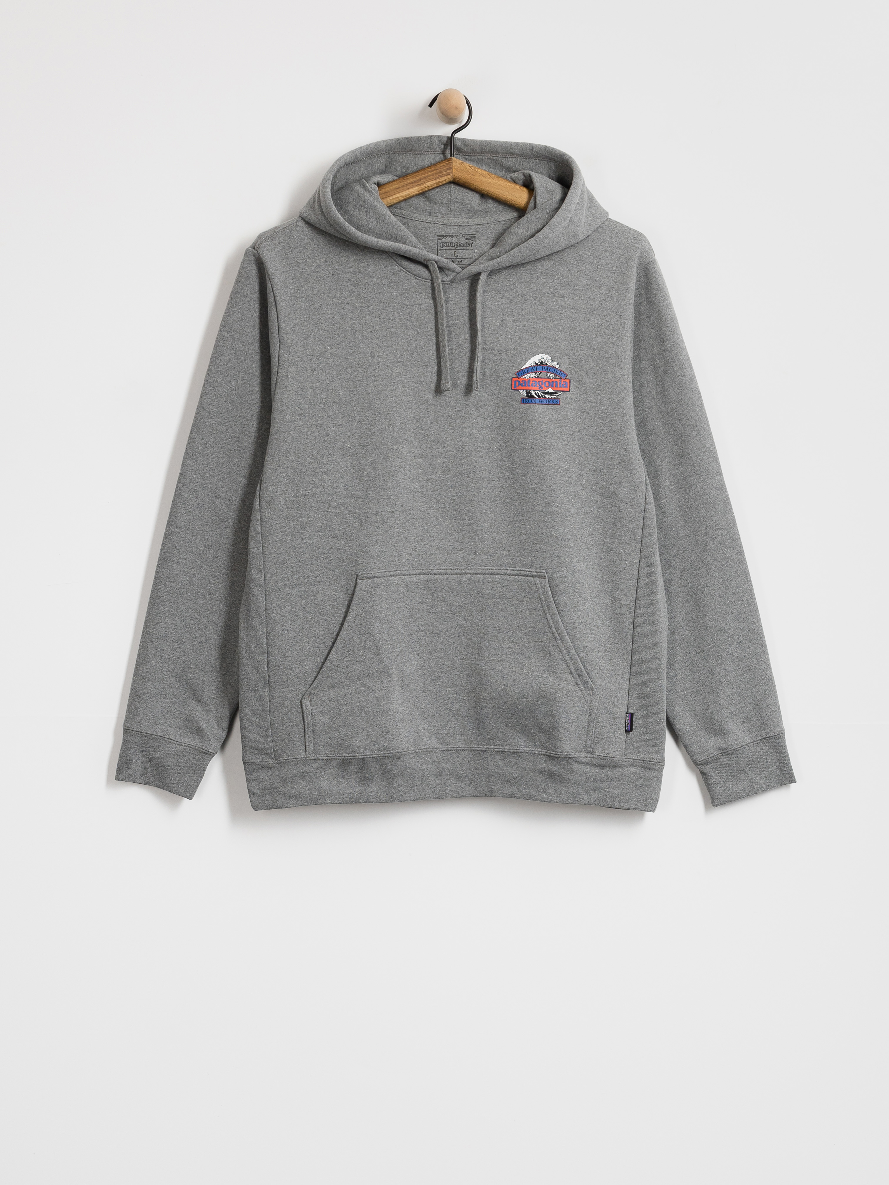 Bluza z kapturem Patagonia Great Waves Uprisal HD (gravel heather)