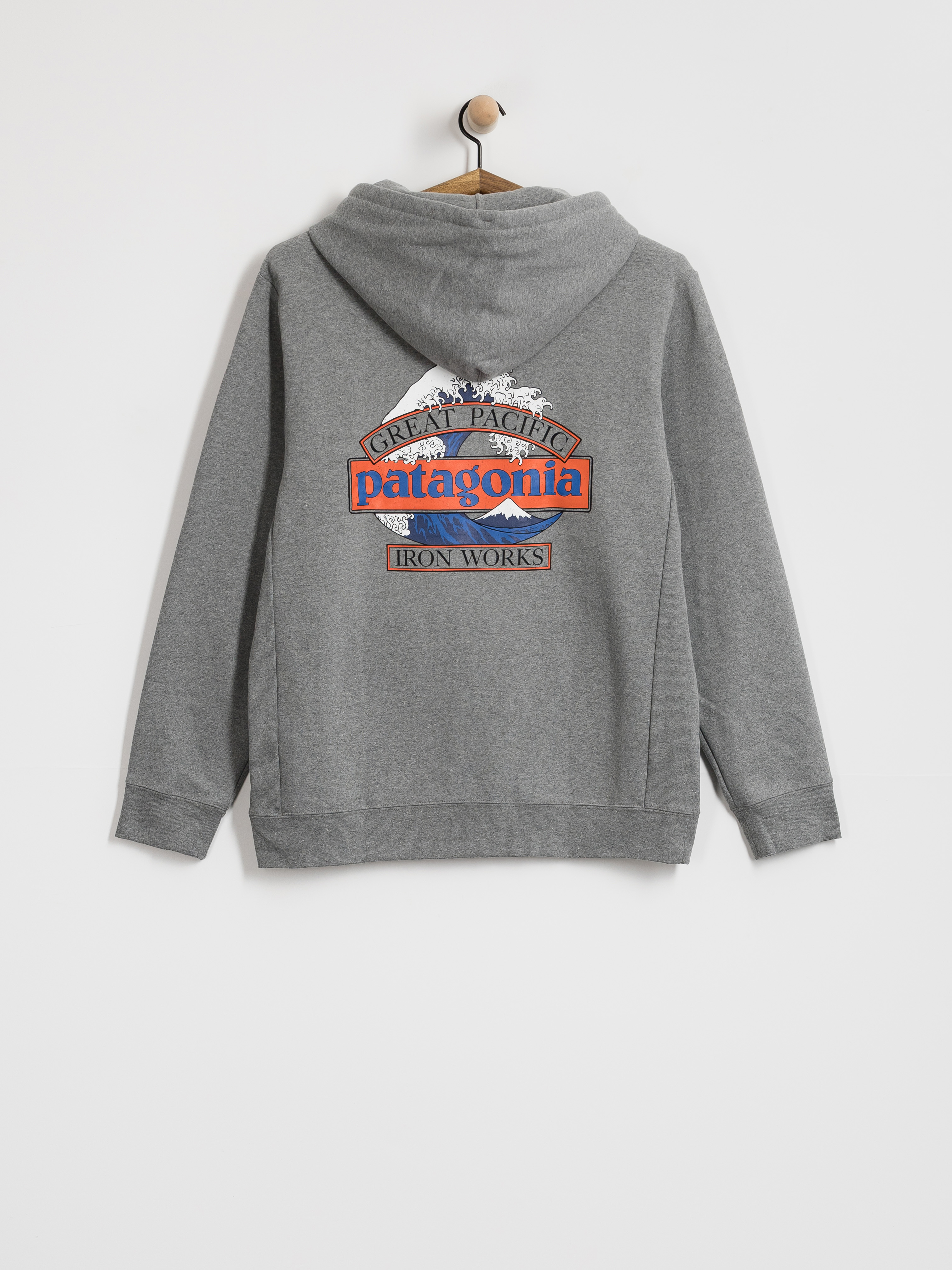 Bluza z kapturem Patagonia Great Waves Uprisal HD (gravel heather)