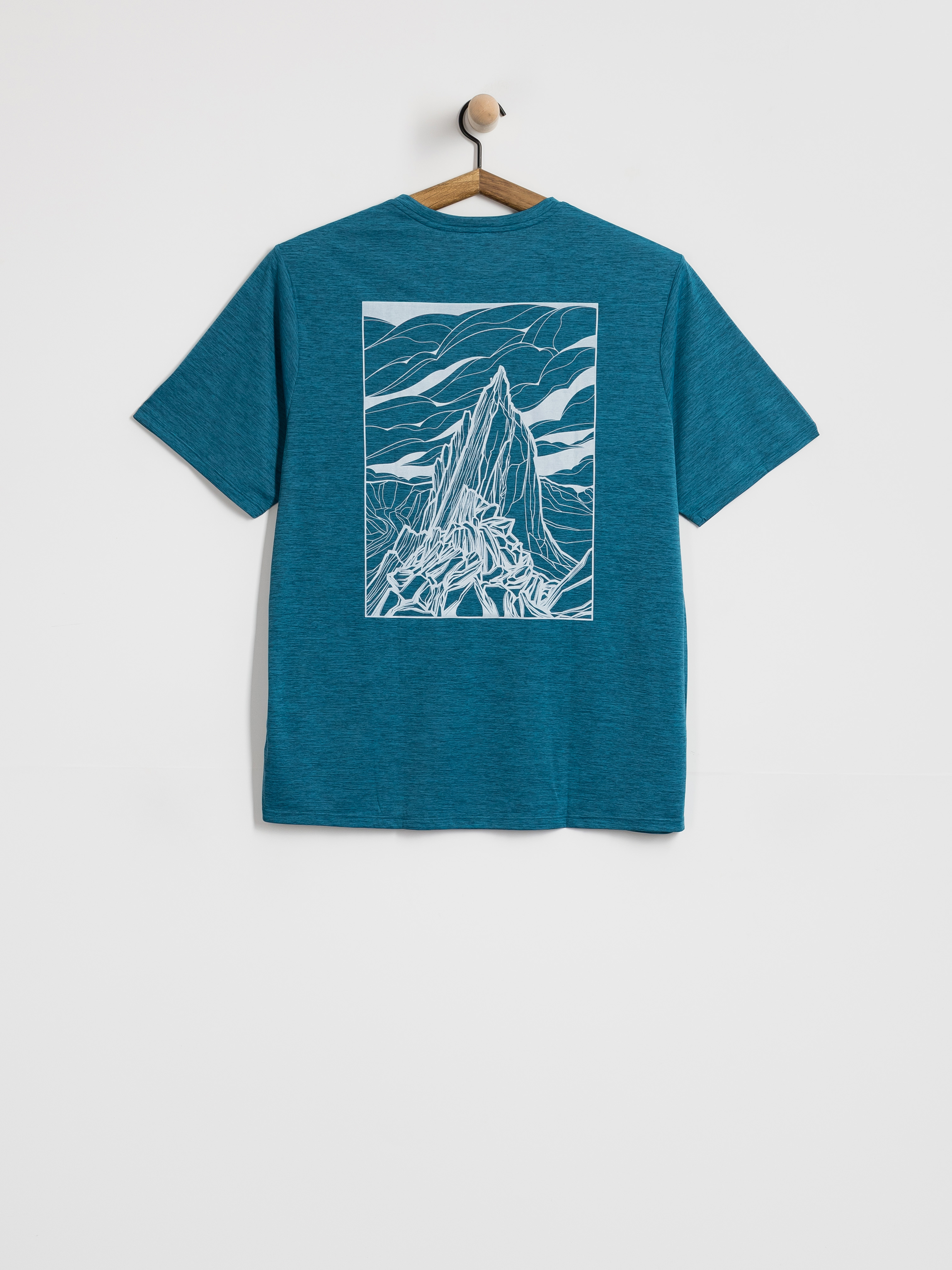 T-shirt Patagonia Cap Cool Daily Cloud Crag (glacial blue light glacial blue x dye)