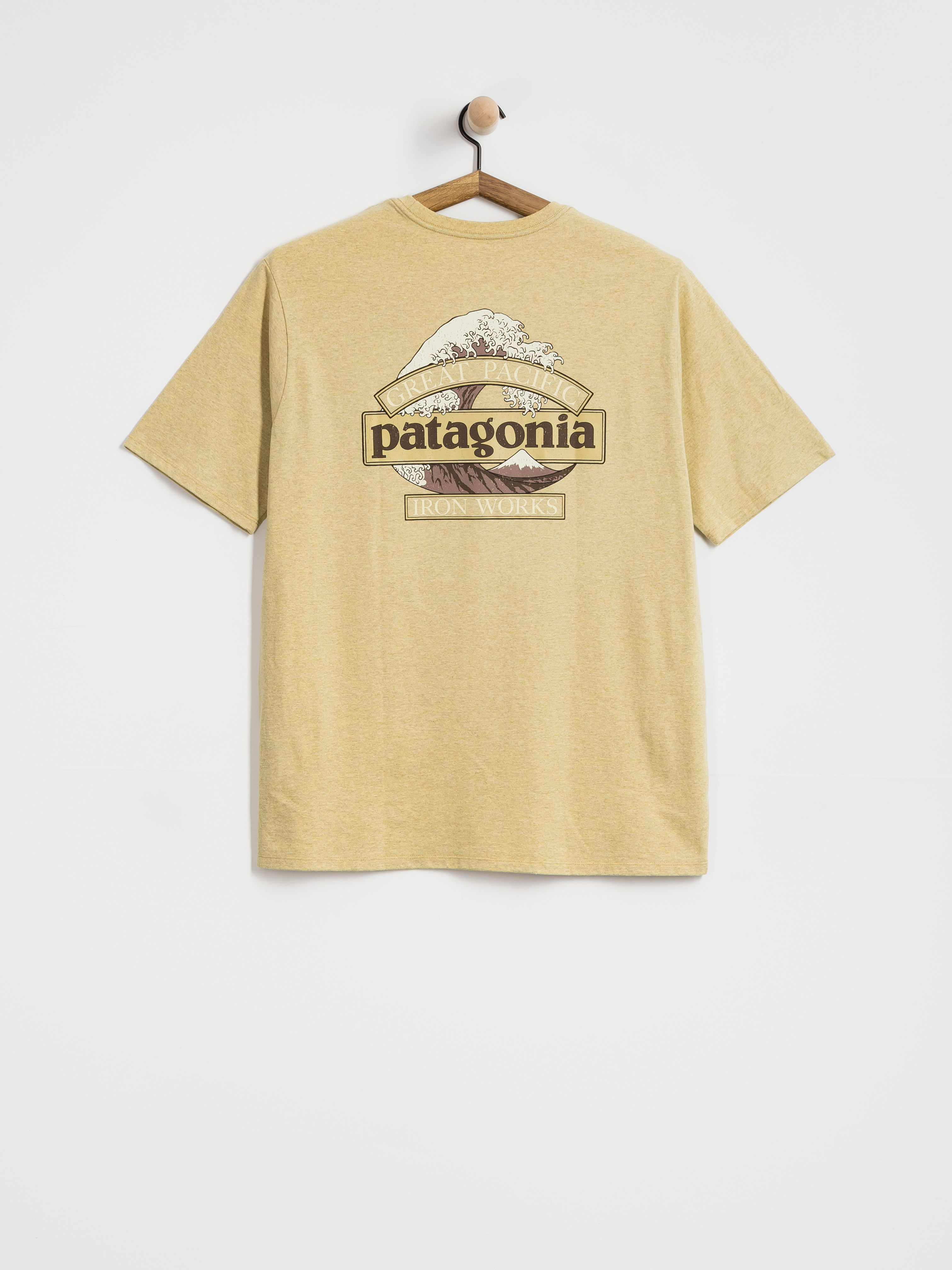 T-shirt Patagonia Great Waves Responsibili (lynx tan)