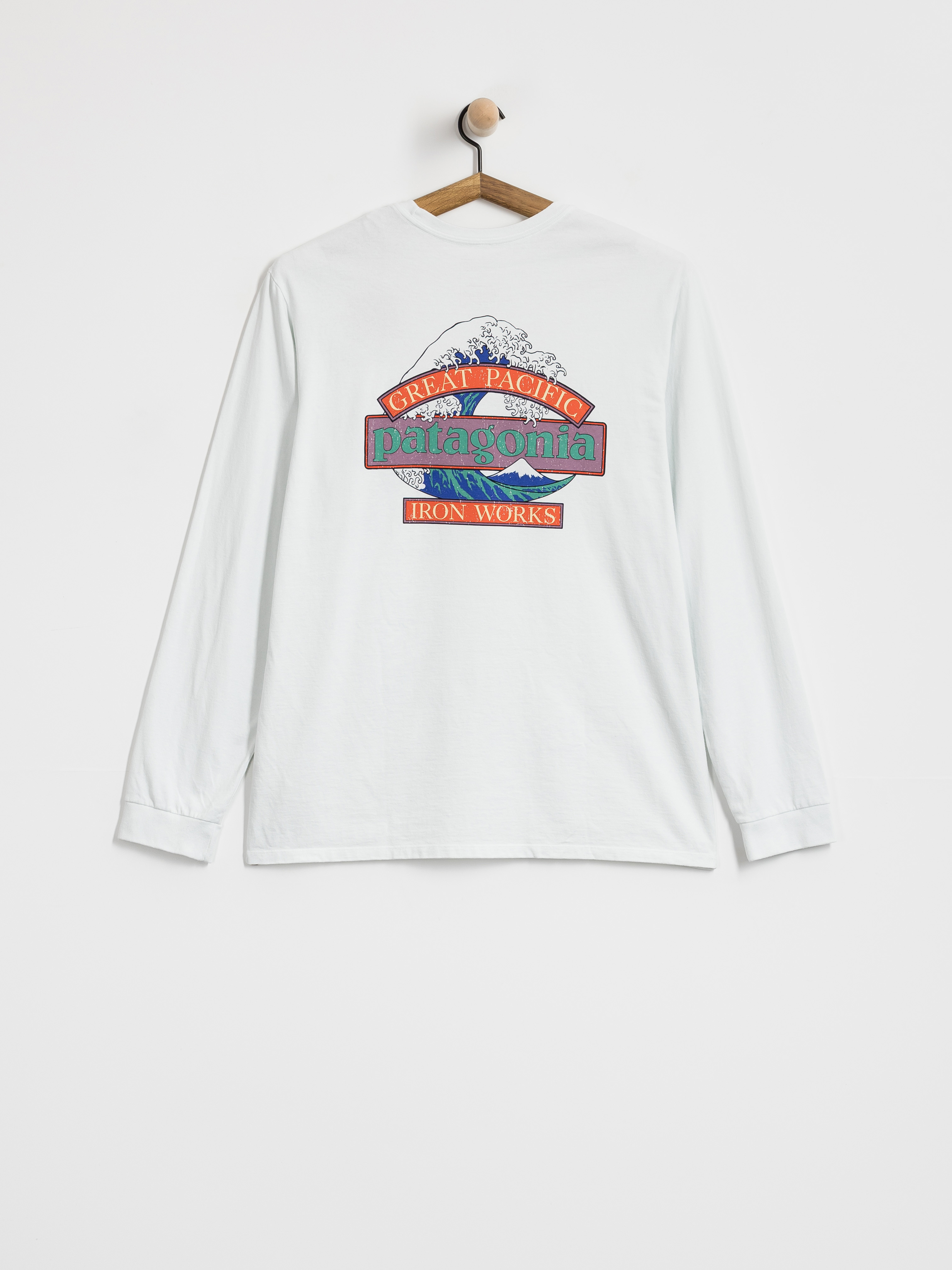 Longsleeve Patagonia Great Waves Responsibili (fiber white)