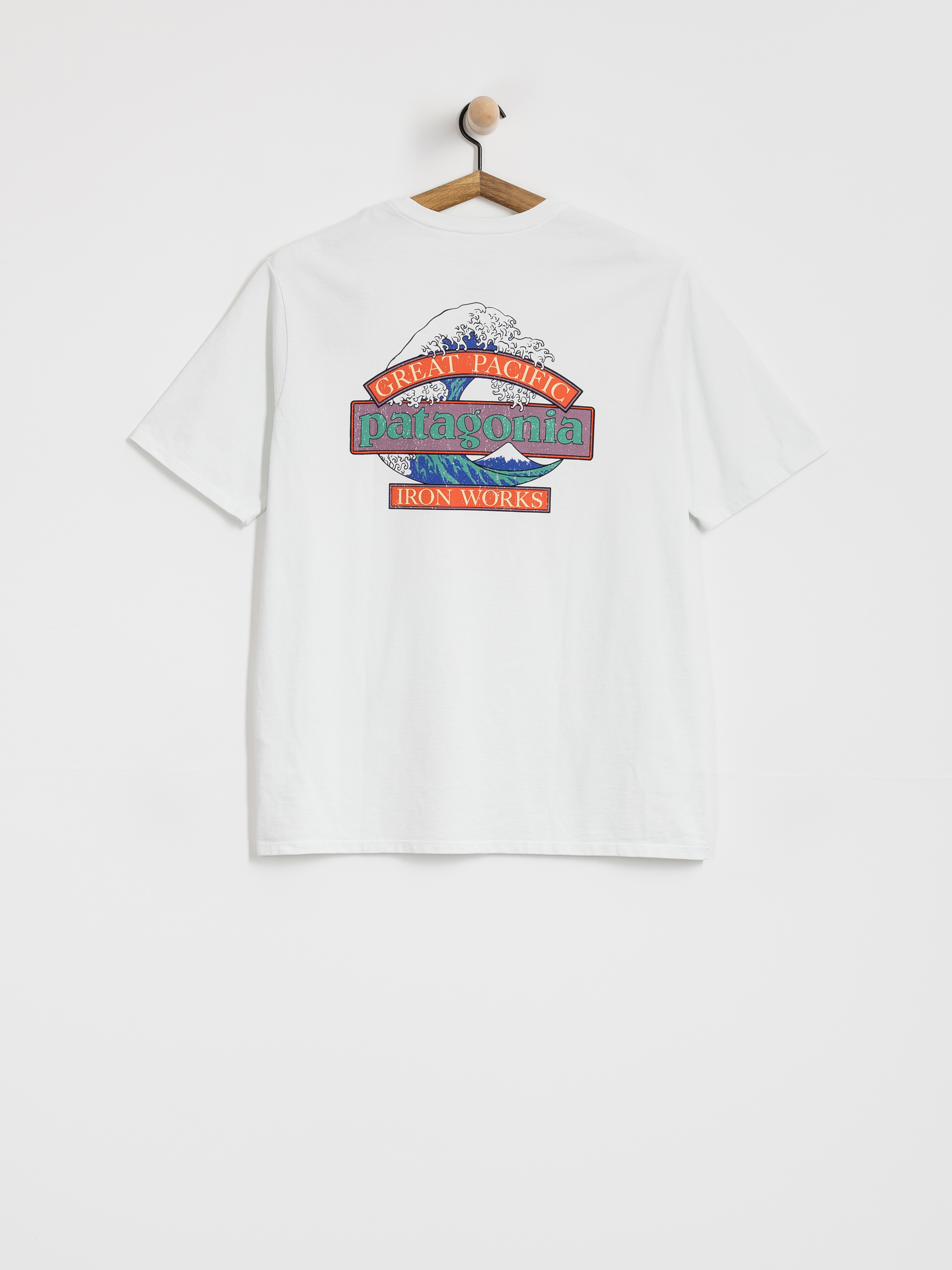 T-shirt Patagonia Great Waves Responsibili (fiber white)