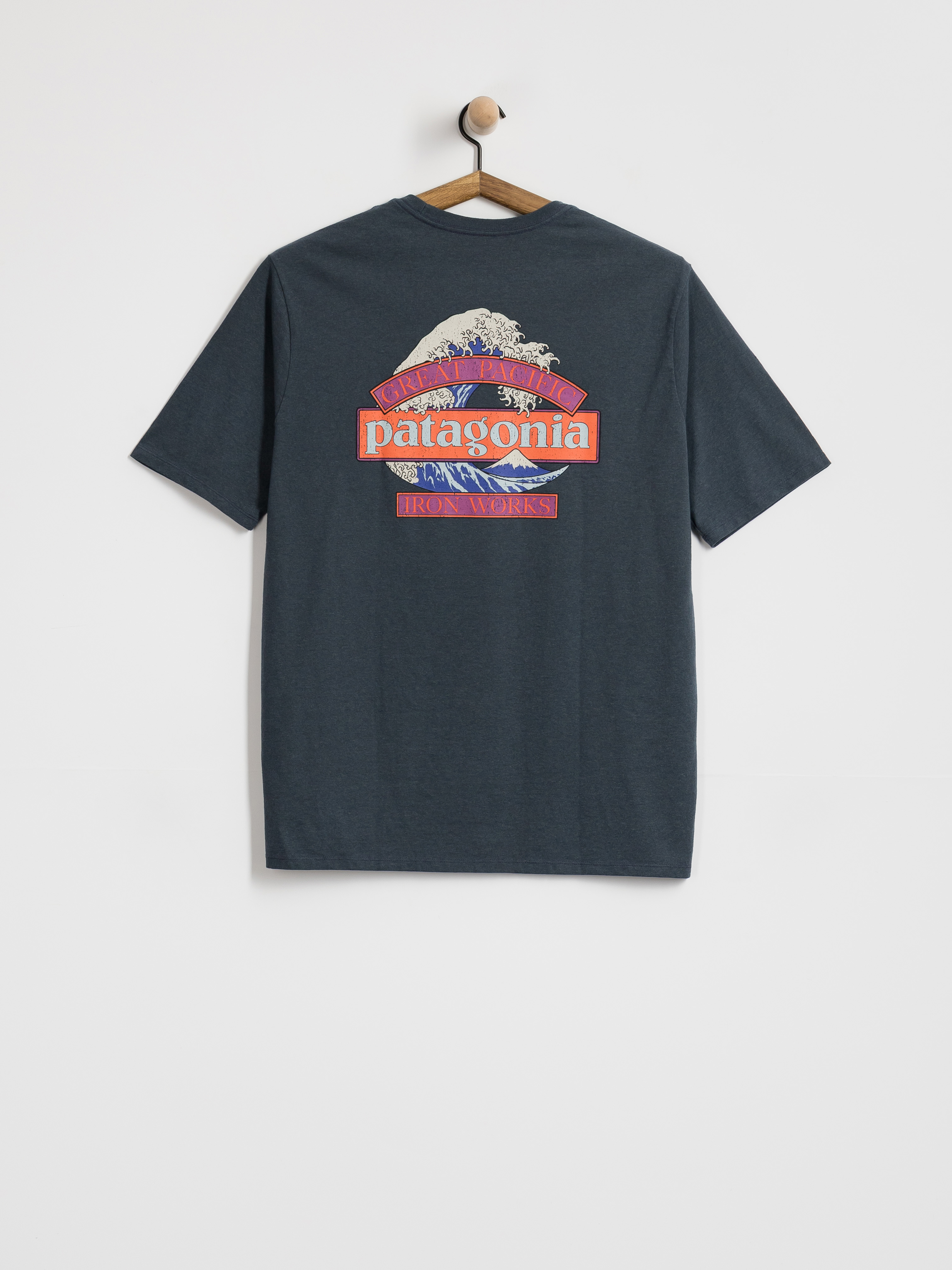 T-shirt Patagonia Great Waves Responsibili (summit blue)