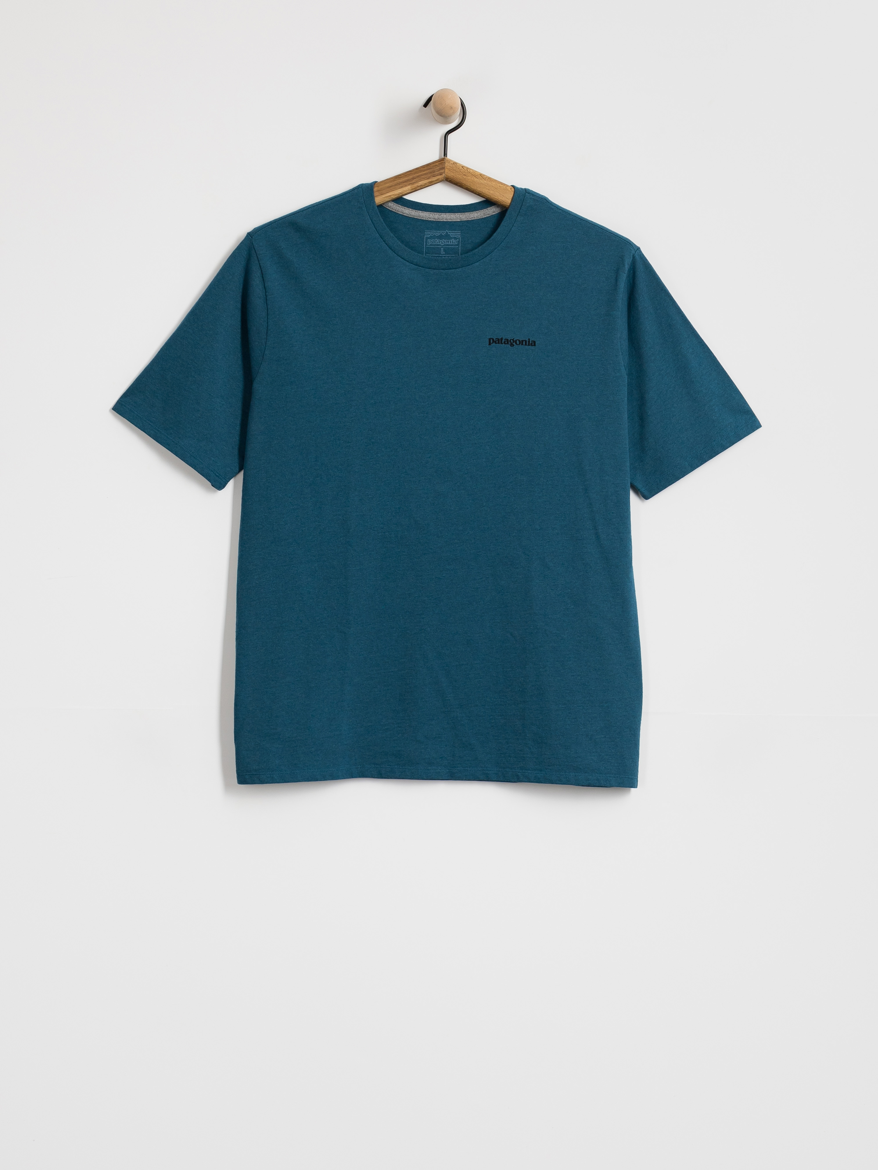 T-shirt Patagonia P 6 Logo Responsibili (glacial blue)