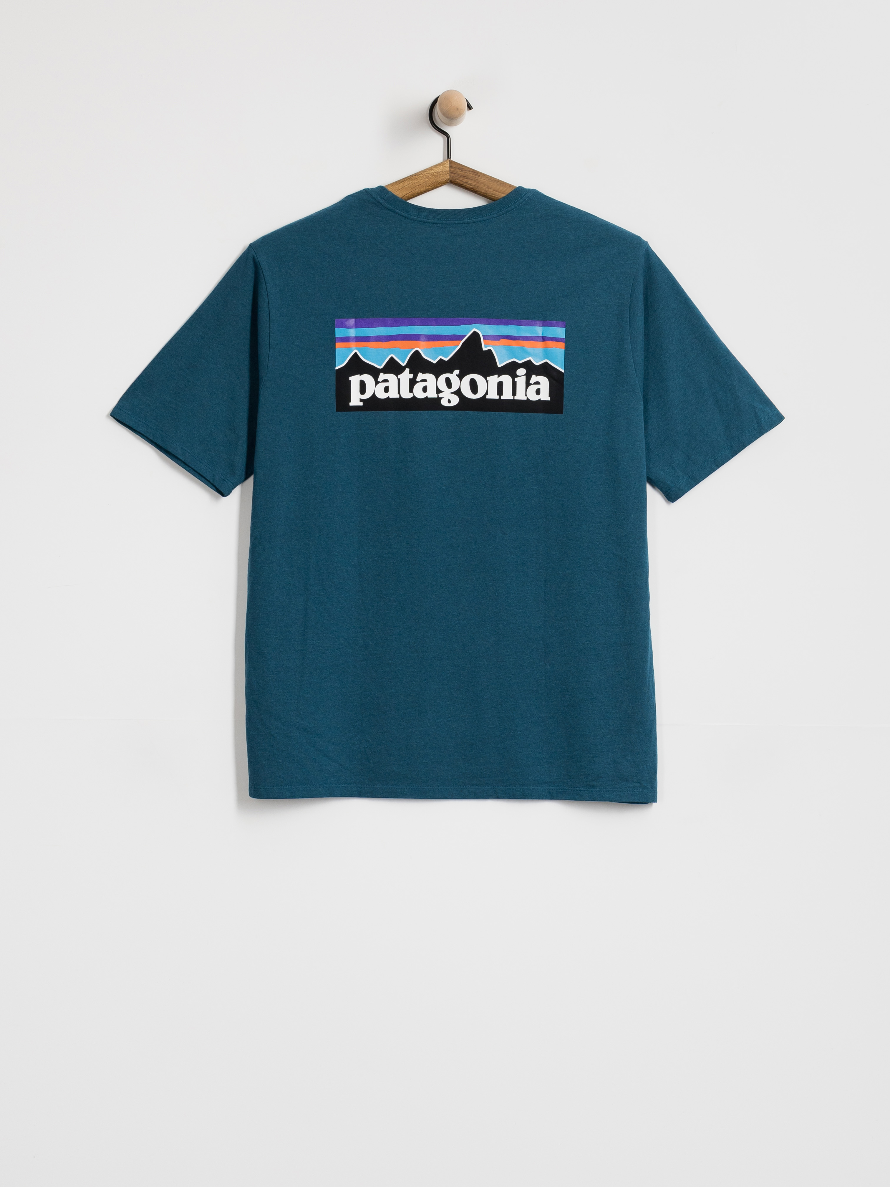 T-shirt Patagonia P 6 Logo Responsibili (glacial blue)