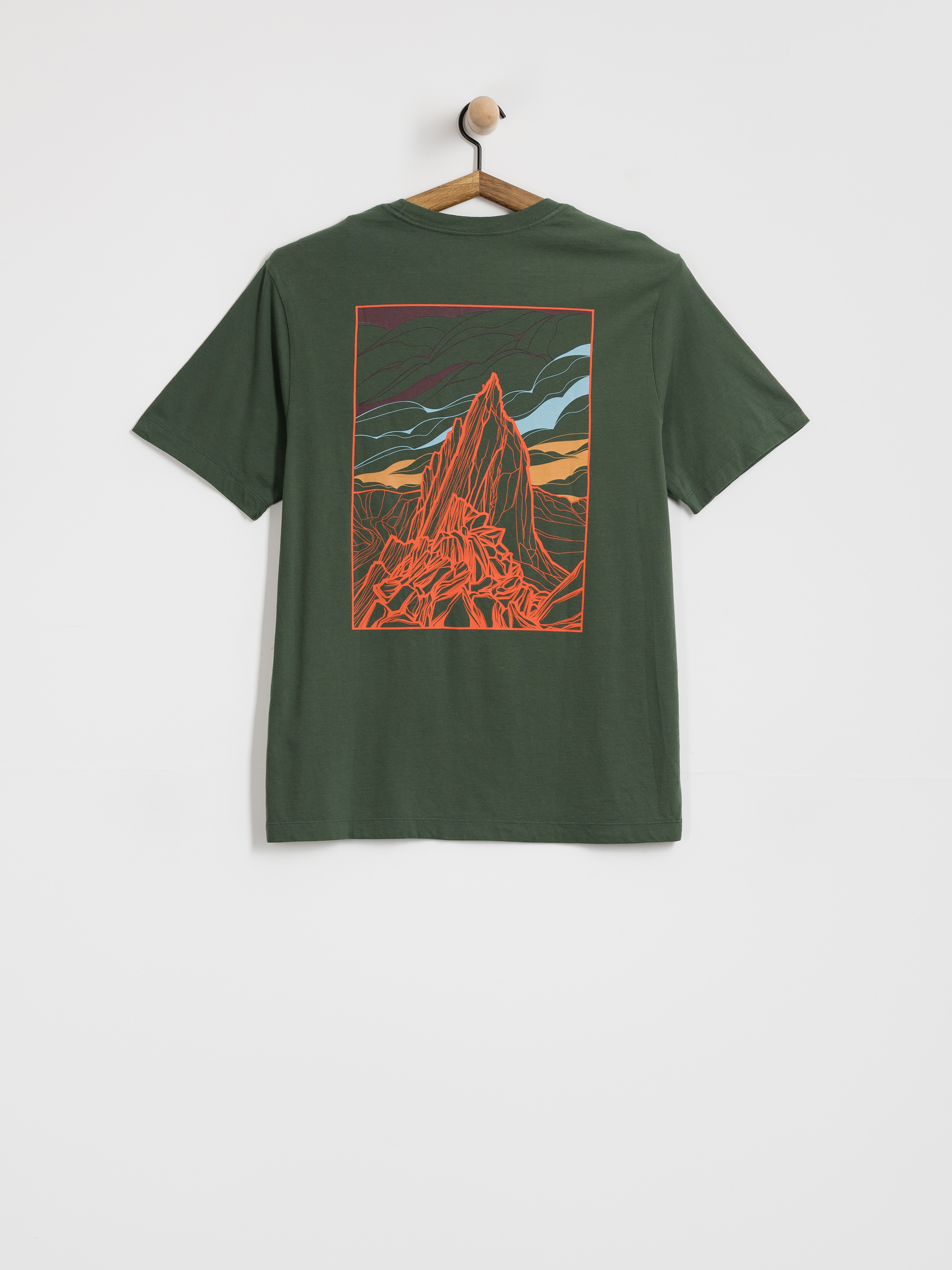T-shirt Patagonia Cloud Crag (canopy green)