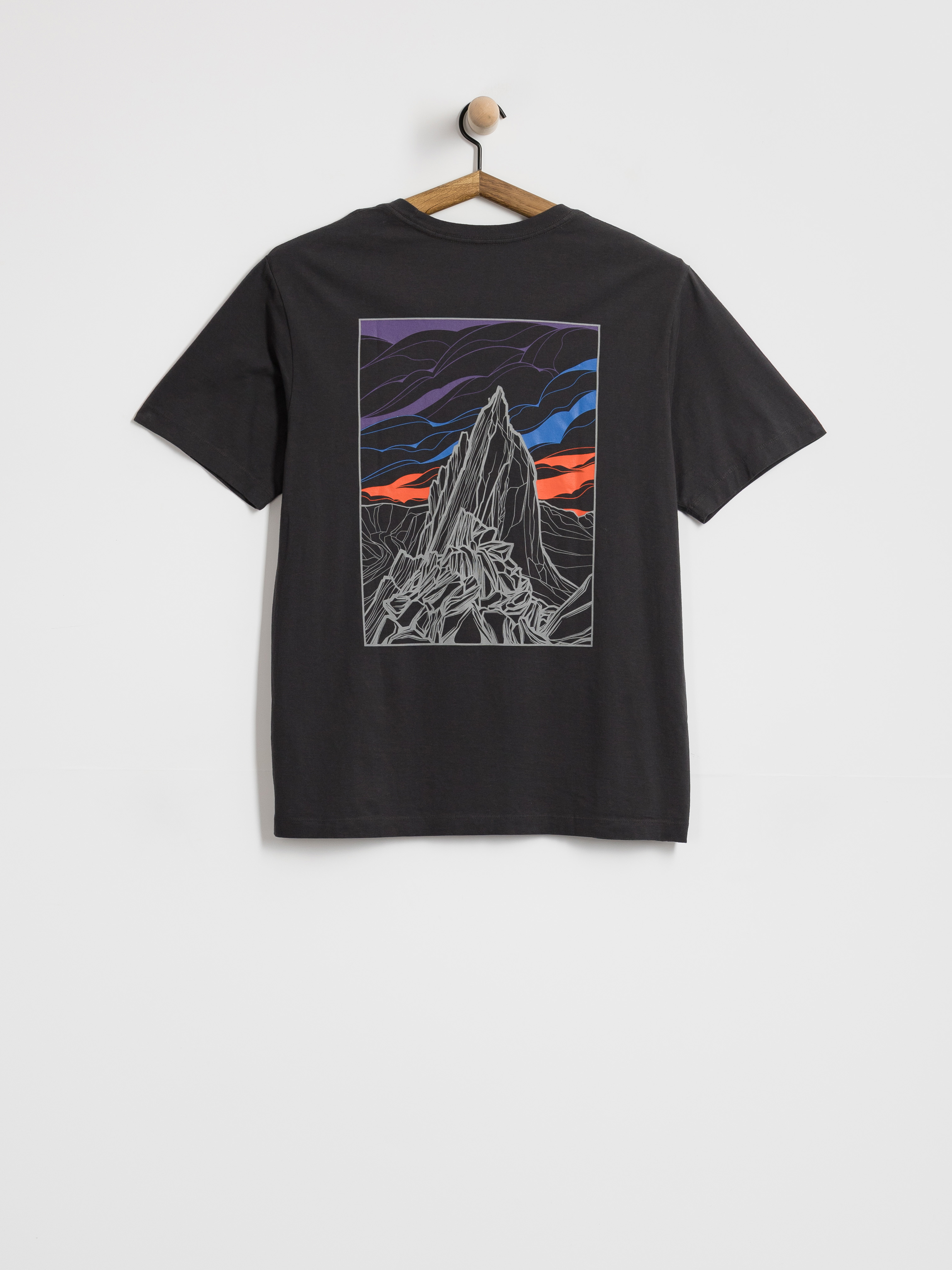 T-shirt Patagonia Cloud Crag (ink black)