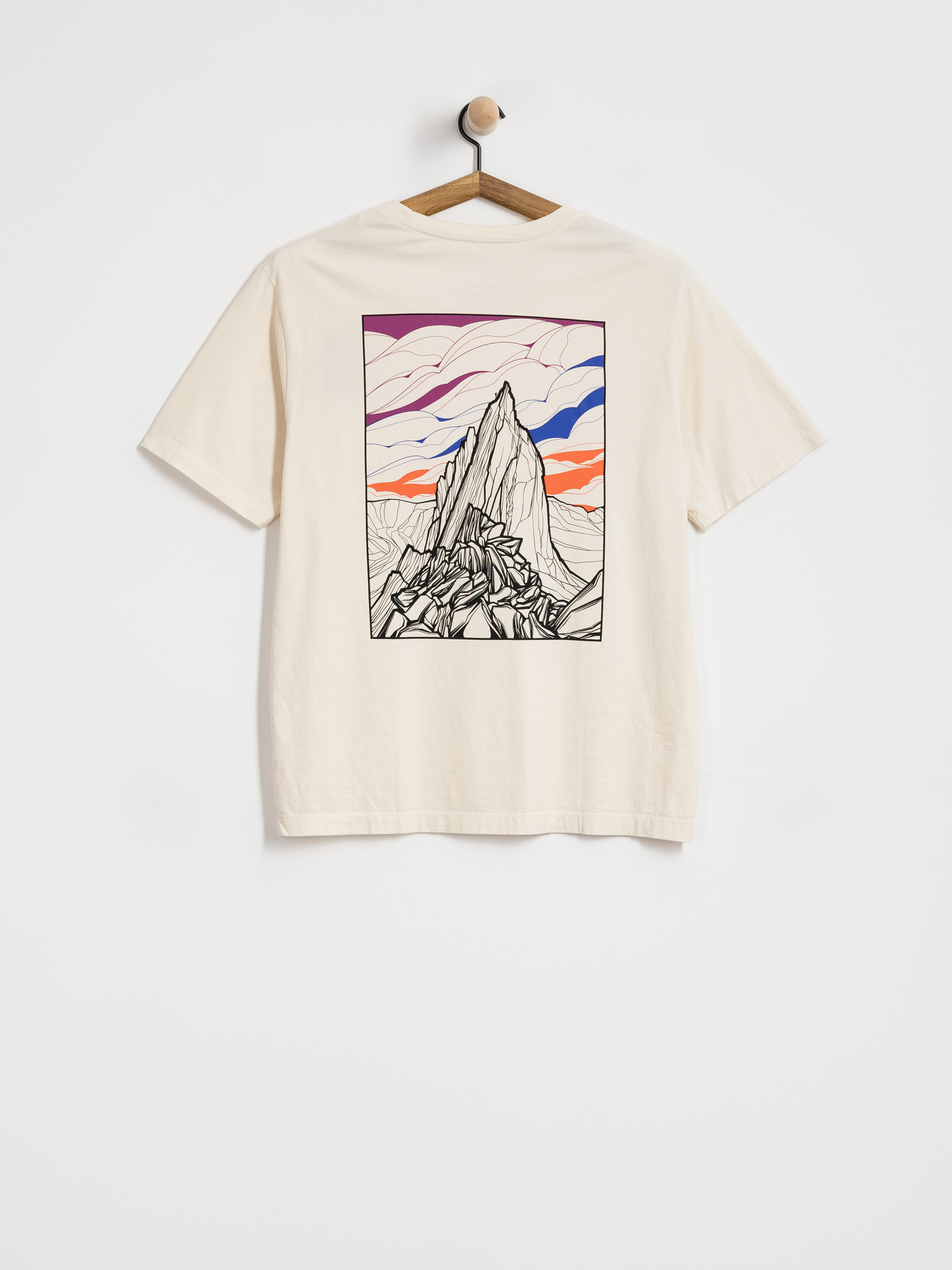 T-shirt Patagonia Cloud Crag (undyed natural)