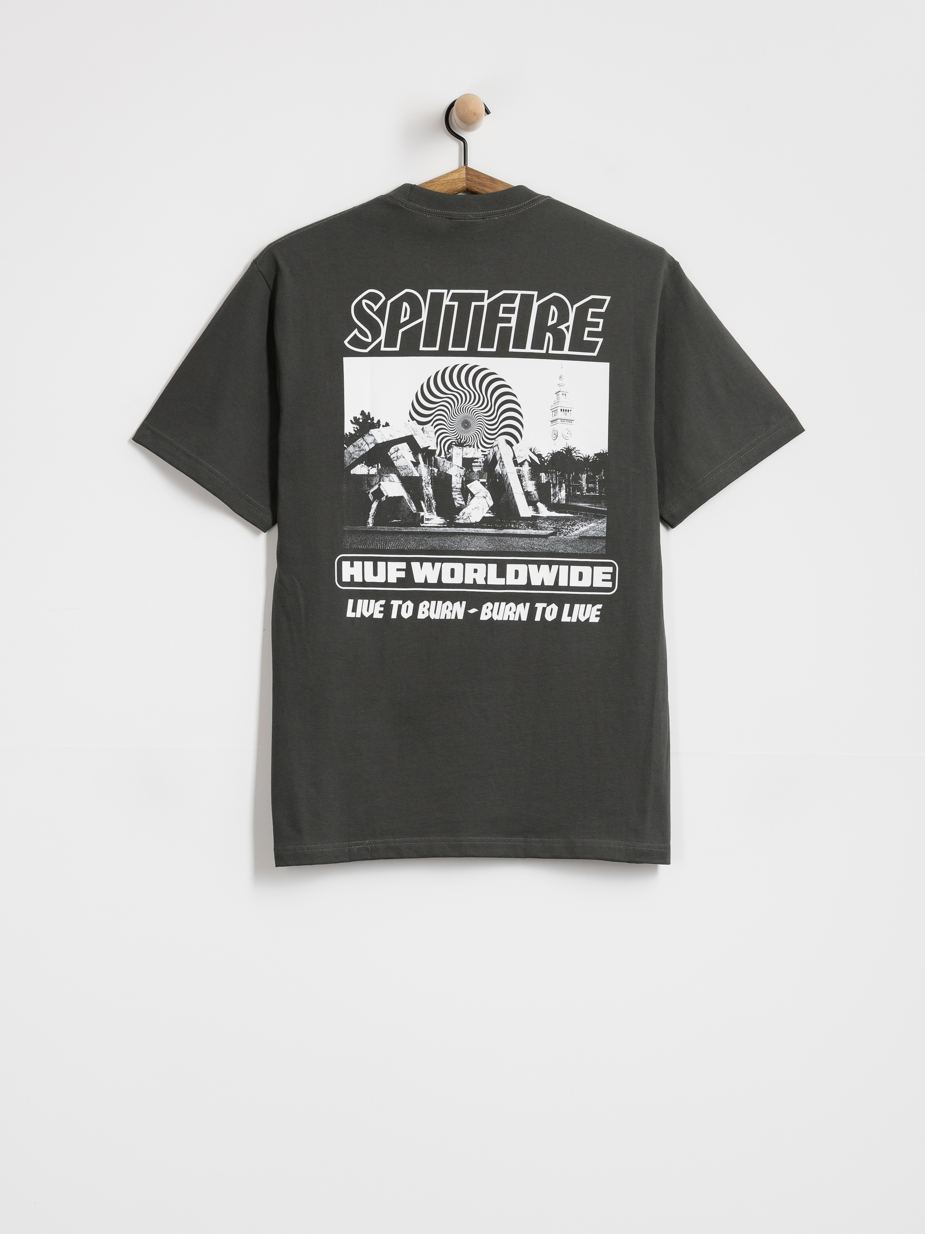 T-shirt HUF X Spitfire Burn