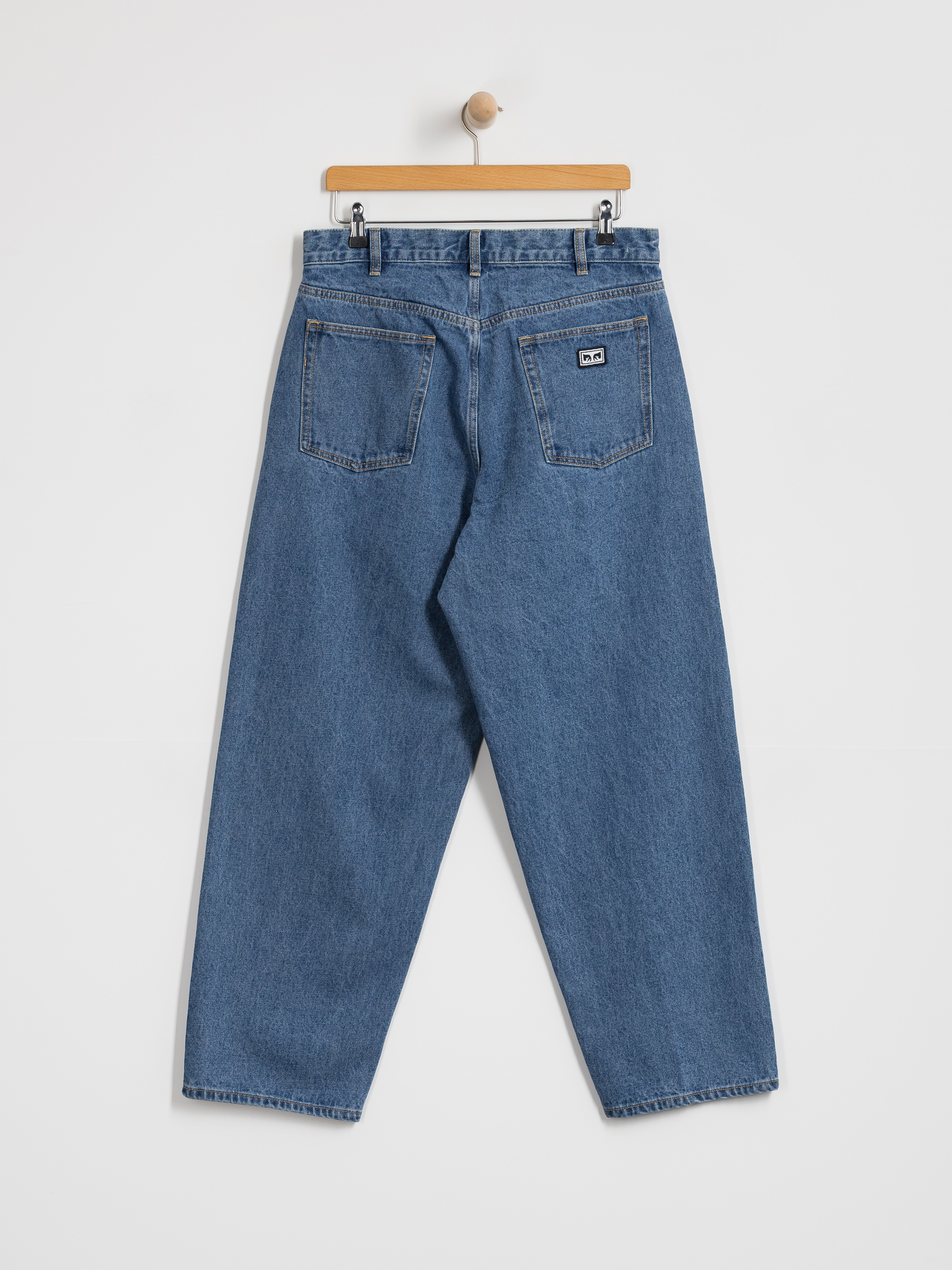 Spodnie OBEY Bigwig Baggy Denim (light indigo classic)