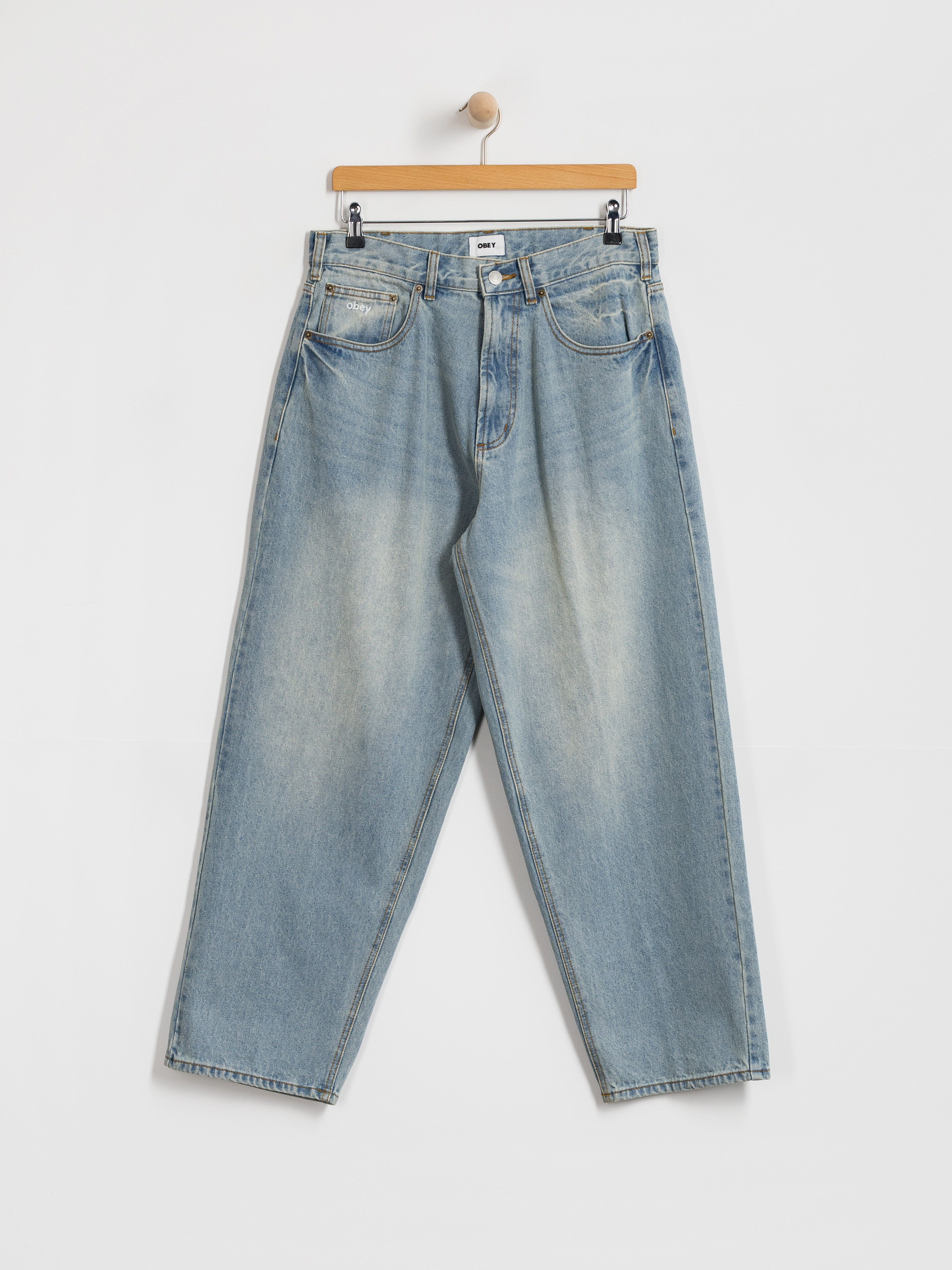 Spodnie OBEY Bigwig Baggy Denim (archive indigo)