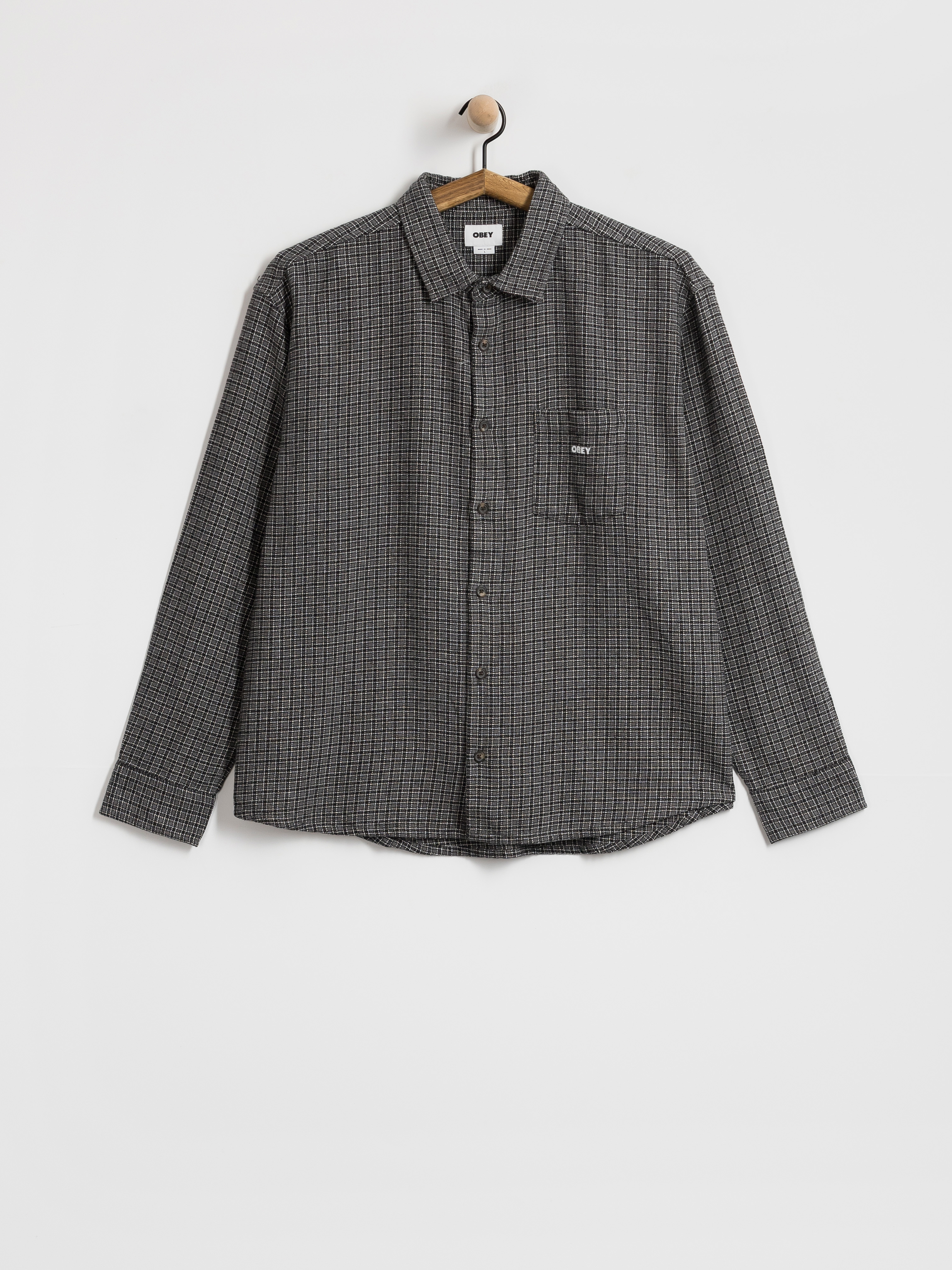 Koszula OBEY Bigwig Jack (black multi)