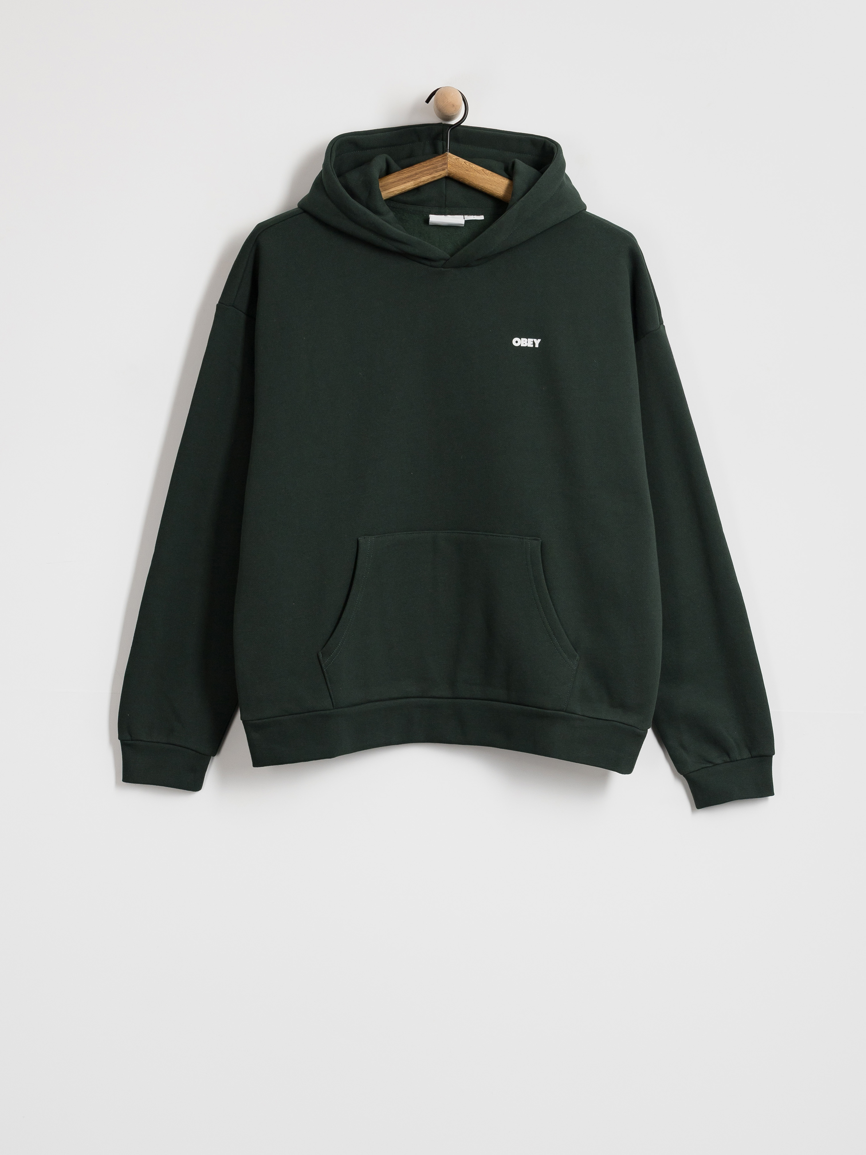 Bluza z kapturem OBEY Bold Icon Extra Heavy HD (green gables)