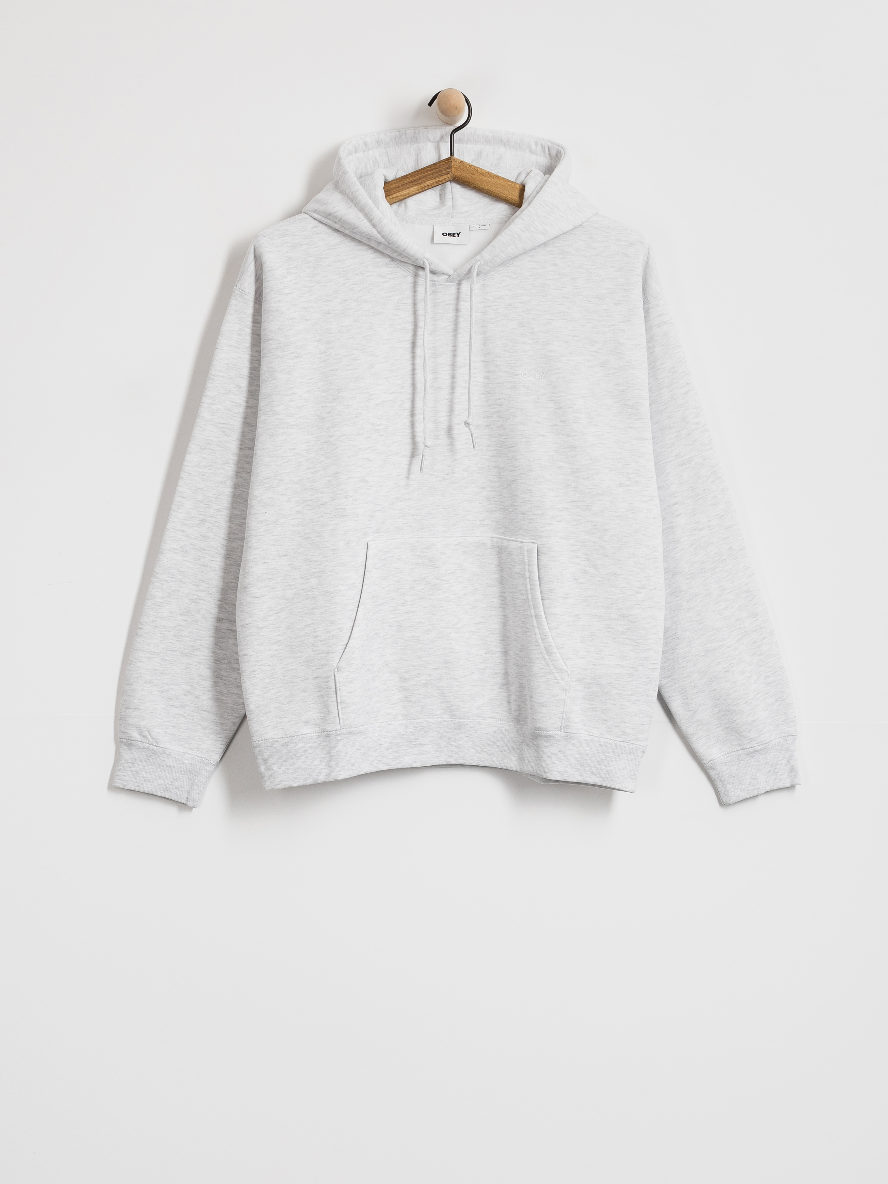 Bluza z kapturem OBEY Established Works Bold II HD (ash grey)