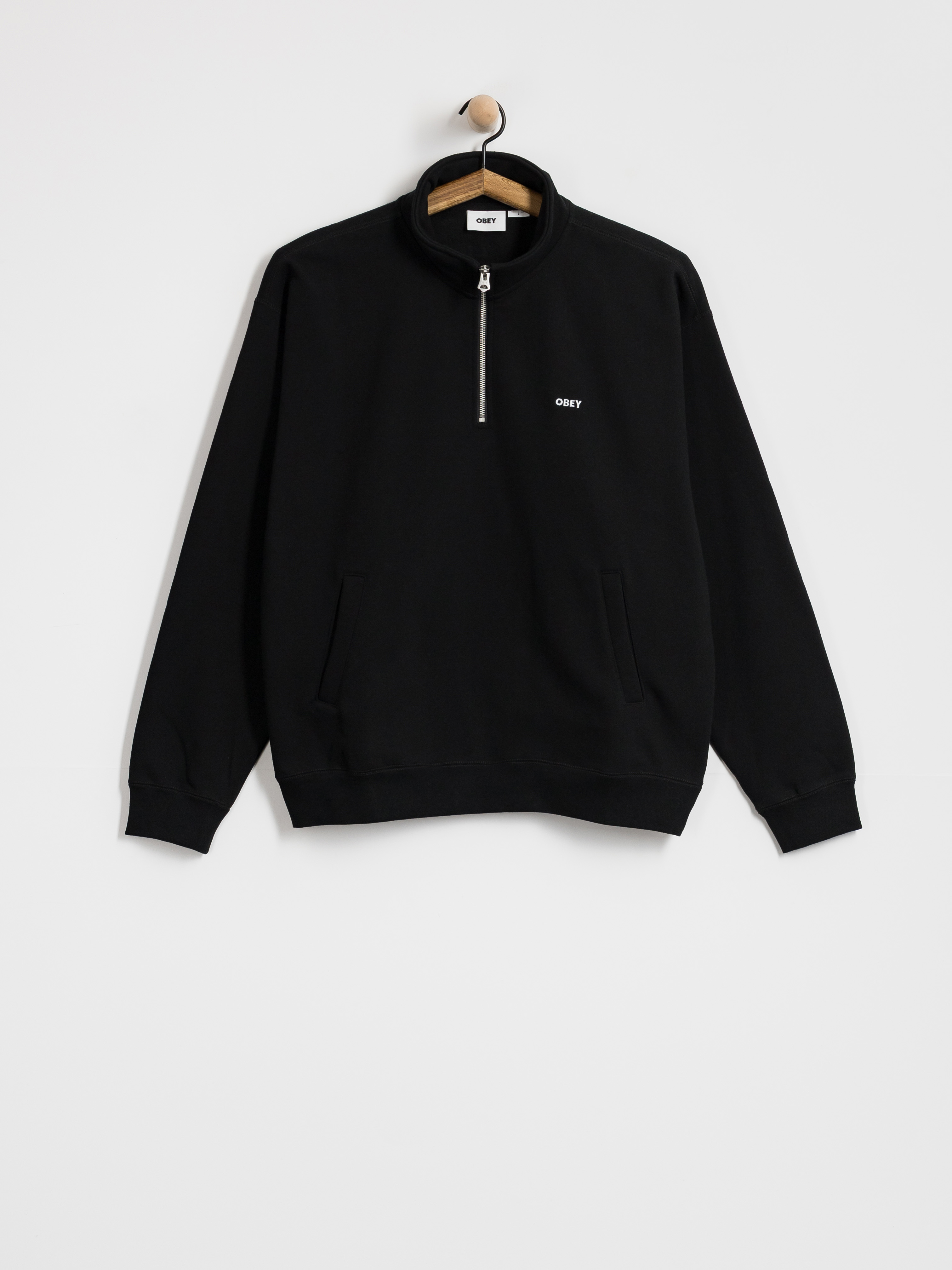 Bluza OBEY Established Works Bold Mockneck (black)