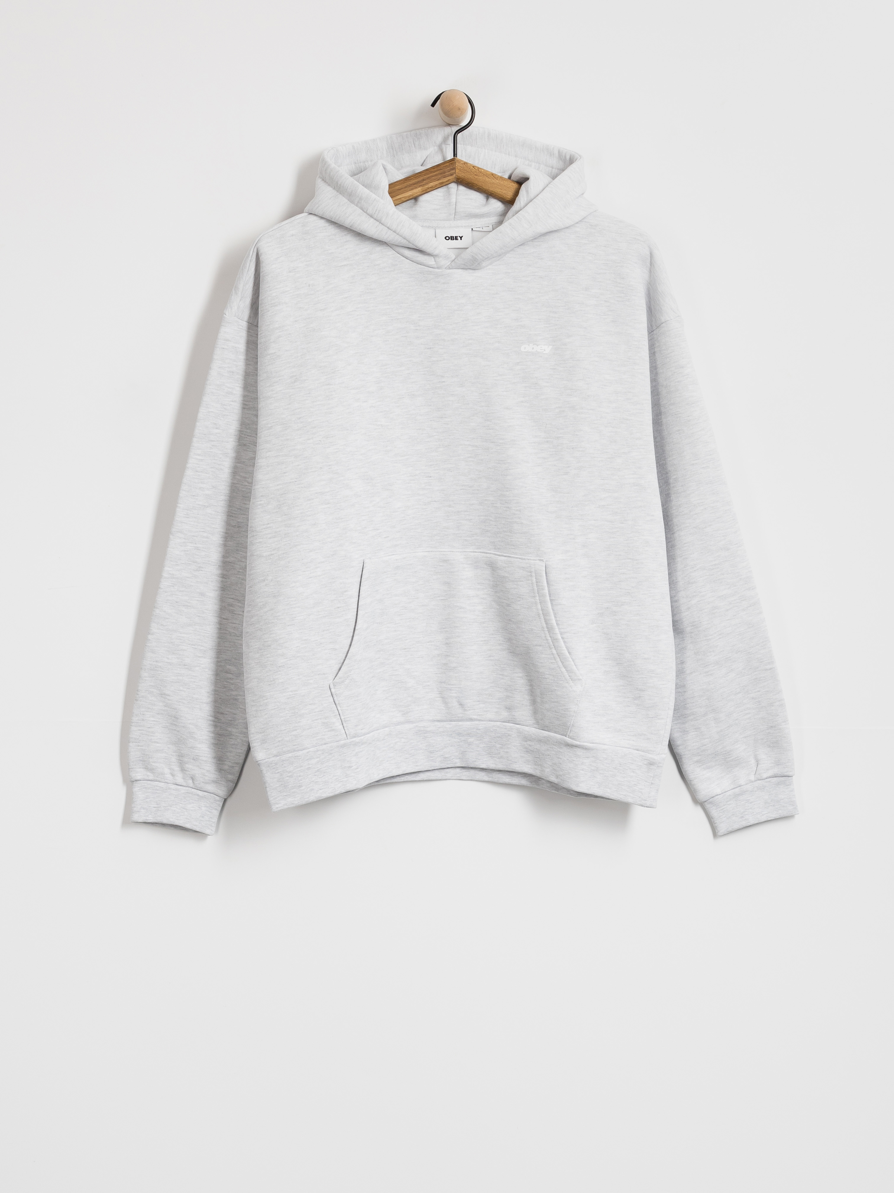 Bluza z kapturem OBEY Intercontinental Extra HD (ash grey)