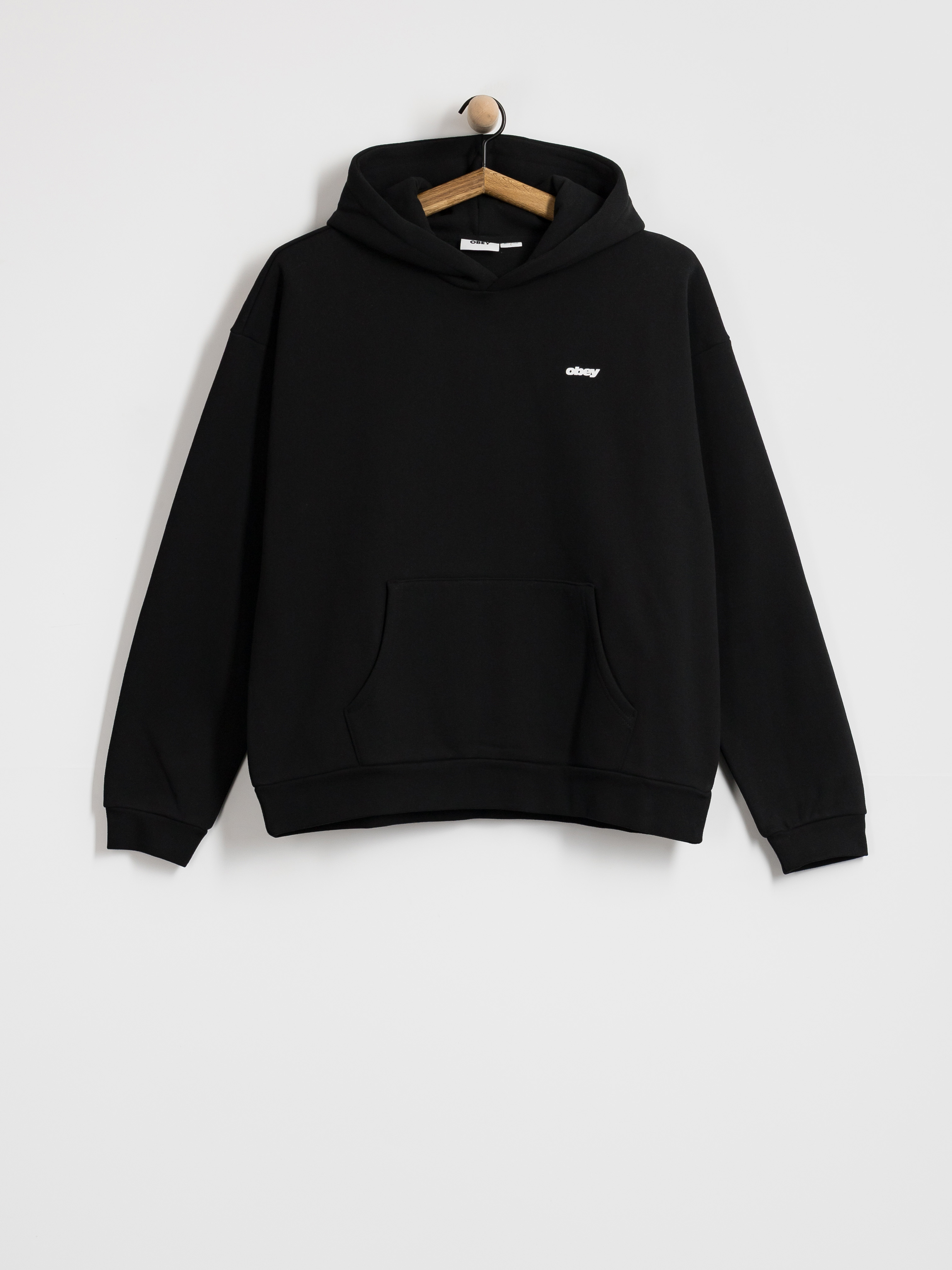 Bluza z kapturem OBEY Intercontinental Extra HD (black)