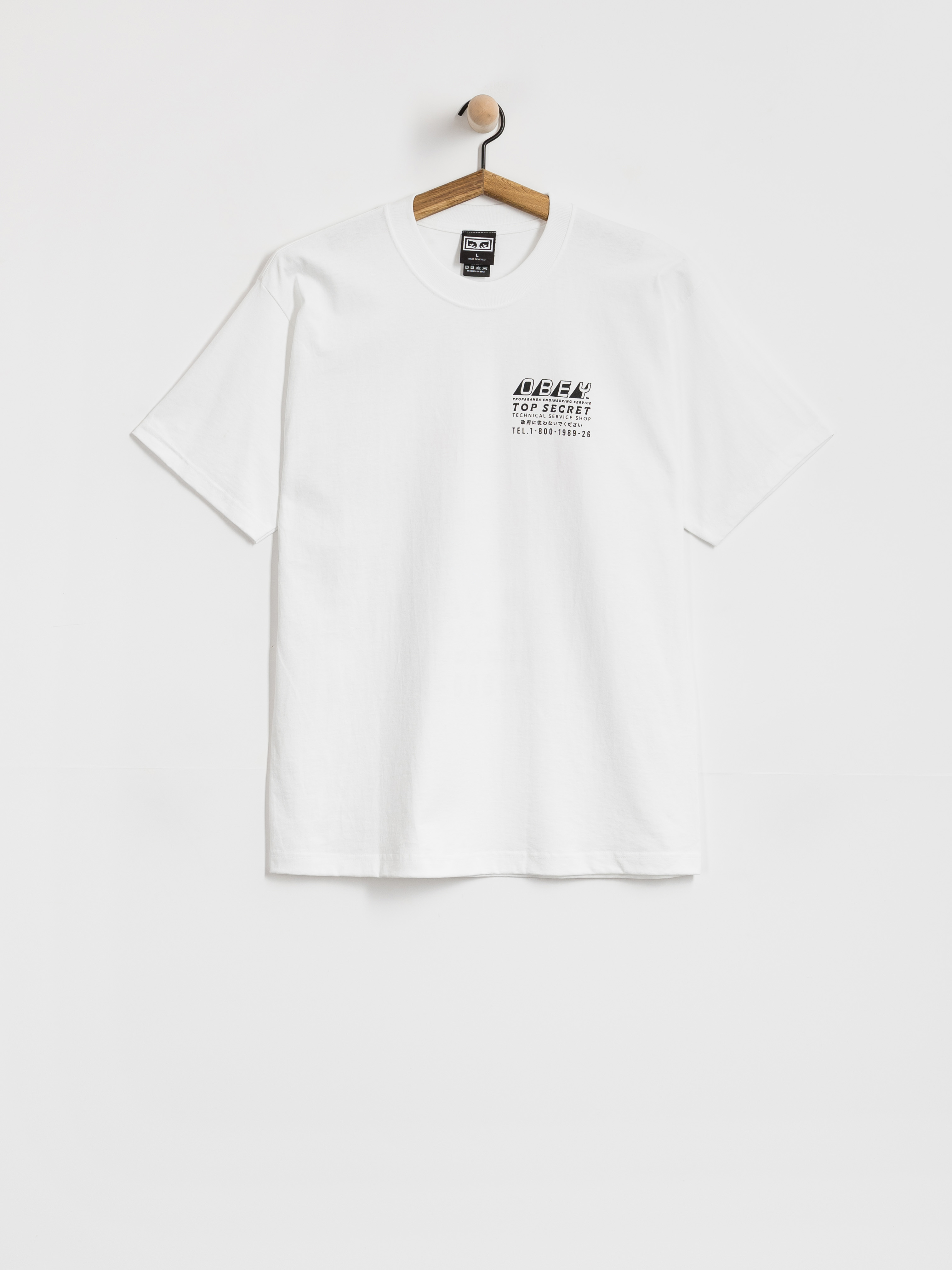 T-shirt OBEY Top Secret (white)