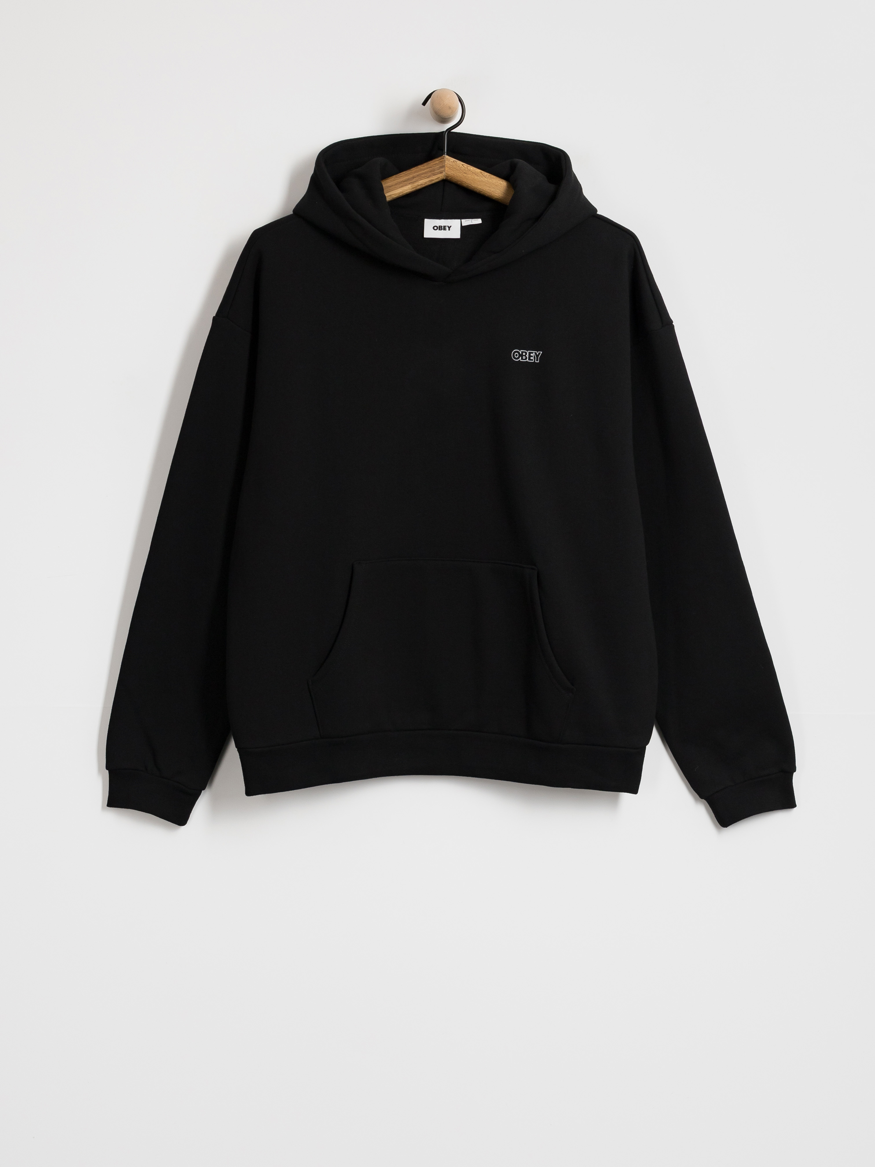 Bluza z kapturem OBEY Treble Extra Heavy HD (black)