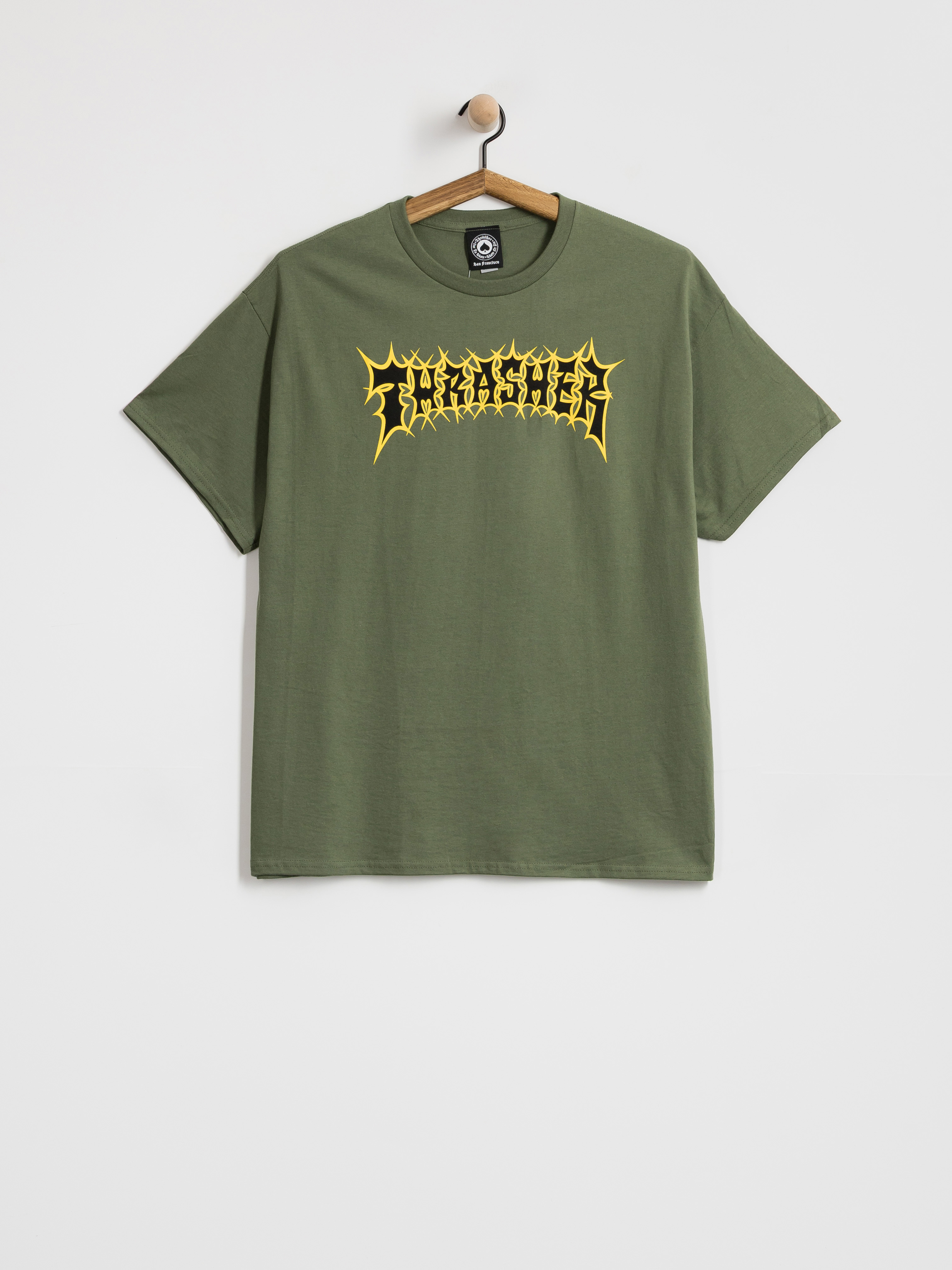 T-shirt Thrasher Spikey (military green)