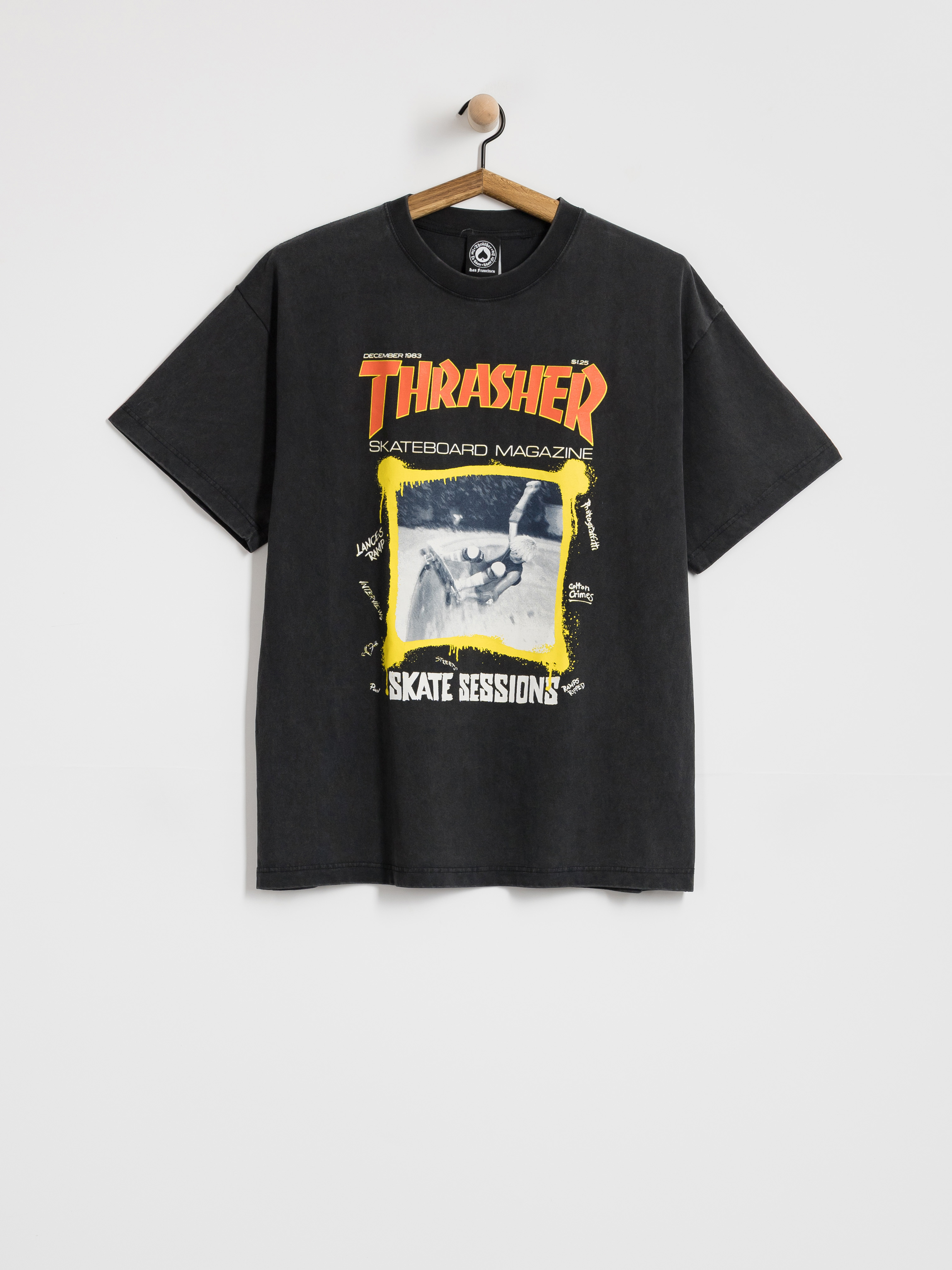 T-shirt Thrasher December 1983 (vintage black)