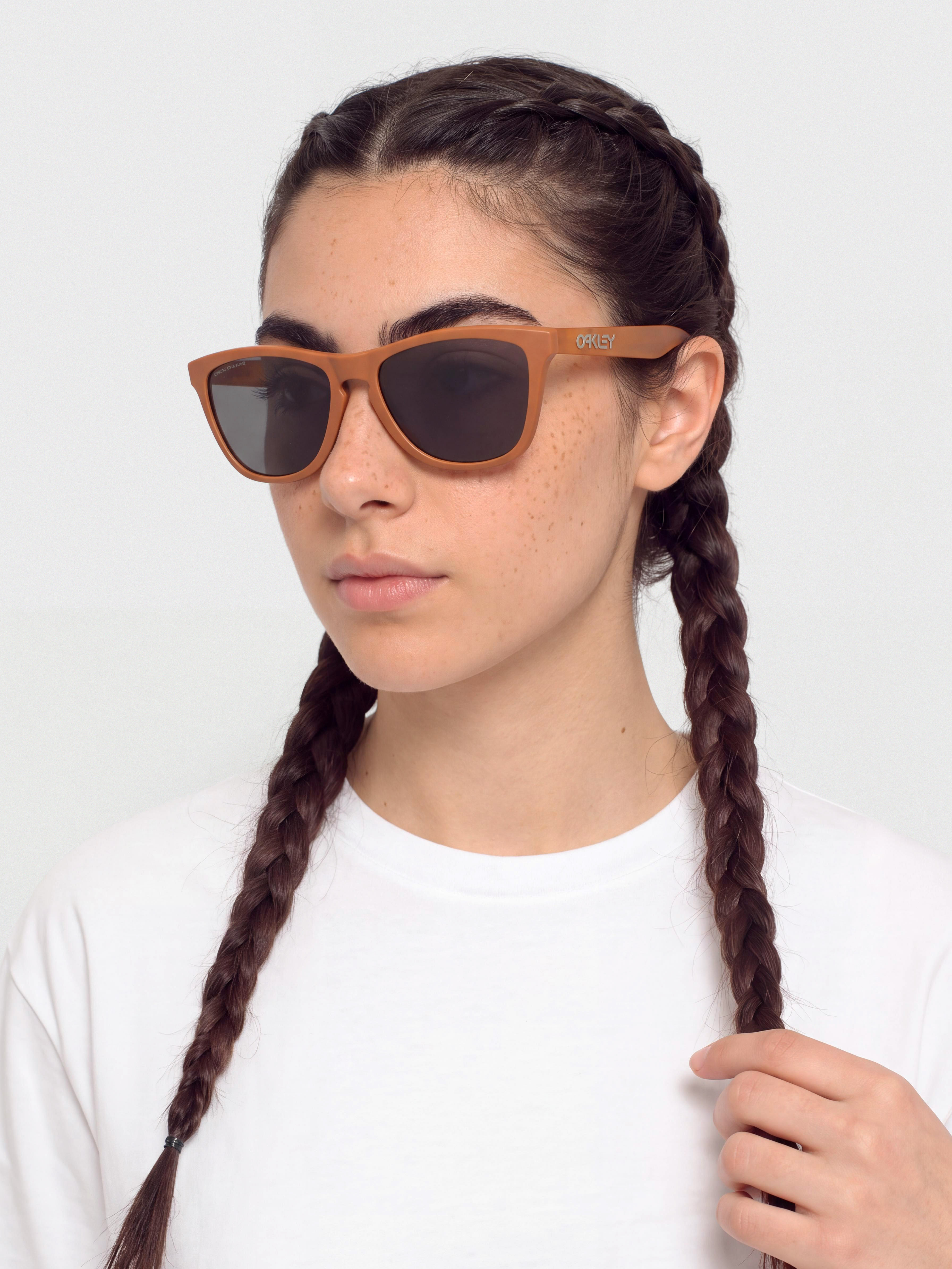 Okulary przeciwsłoneczne Oakley Frogskins (matte ginger/prizm grey)