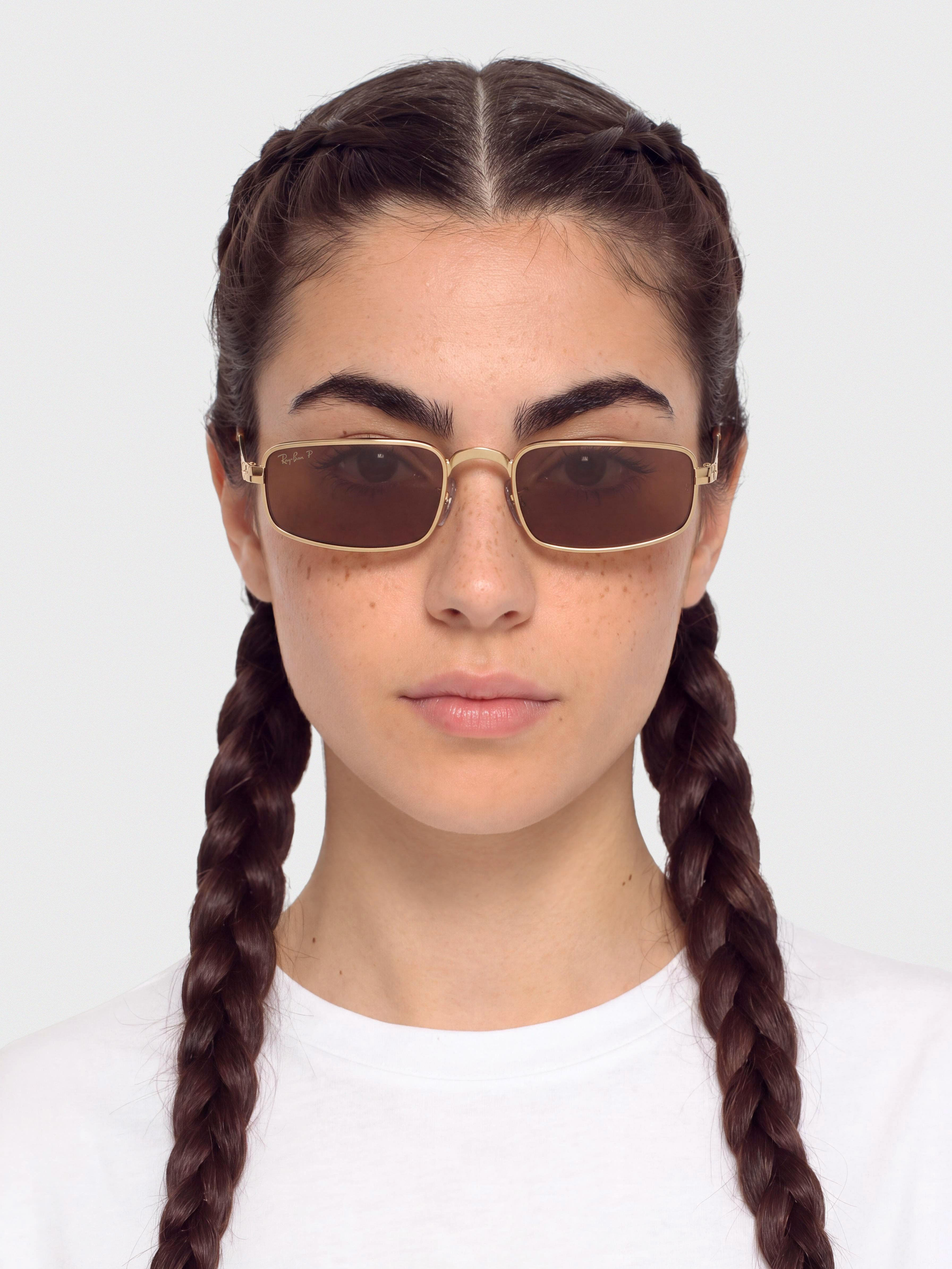 Okulary przeciwsłoneczne Ray-Ban Rb3927 By A$Ap Rocky (polerowany złoto arista/purple polarized)