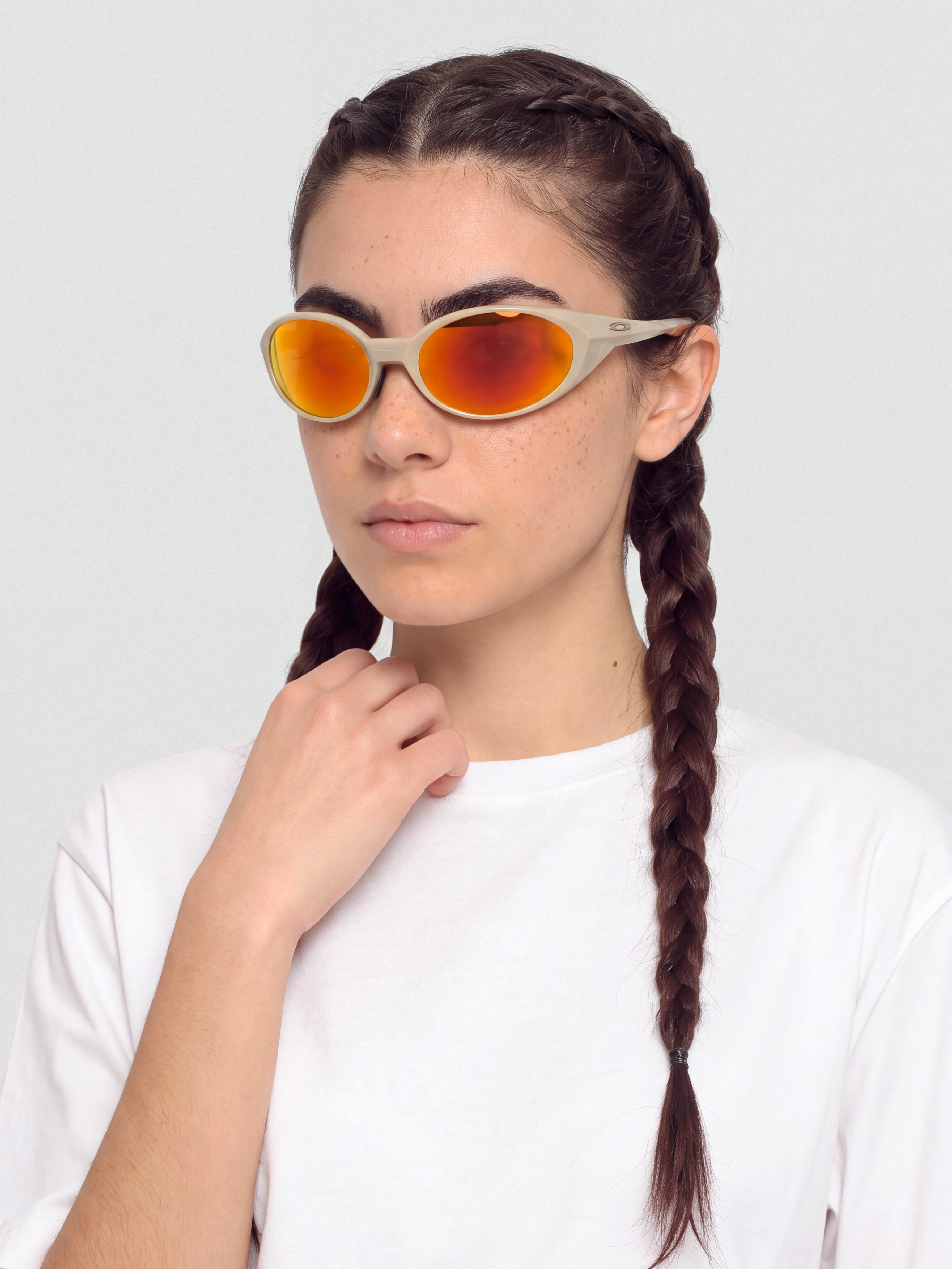 Okulary przeciwsłoneczne Oakley Eye Jacket Redux (prizm ruby polarized lenses/sandstorm frame)